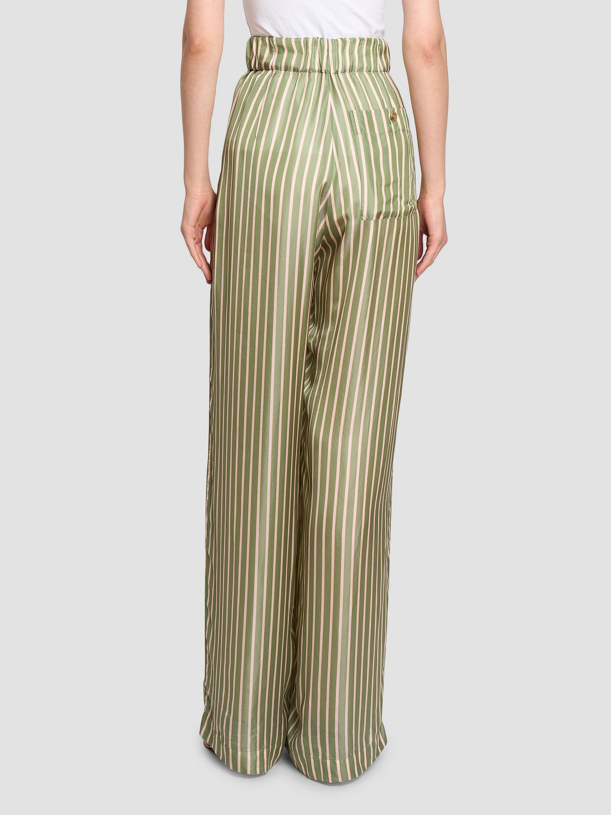 Dries Van Noten Pila Striped Pleated Wide-Leg Pants | Saks Fifth