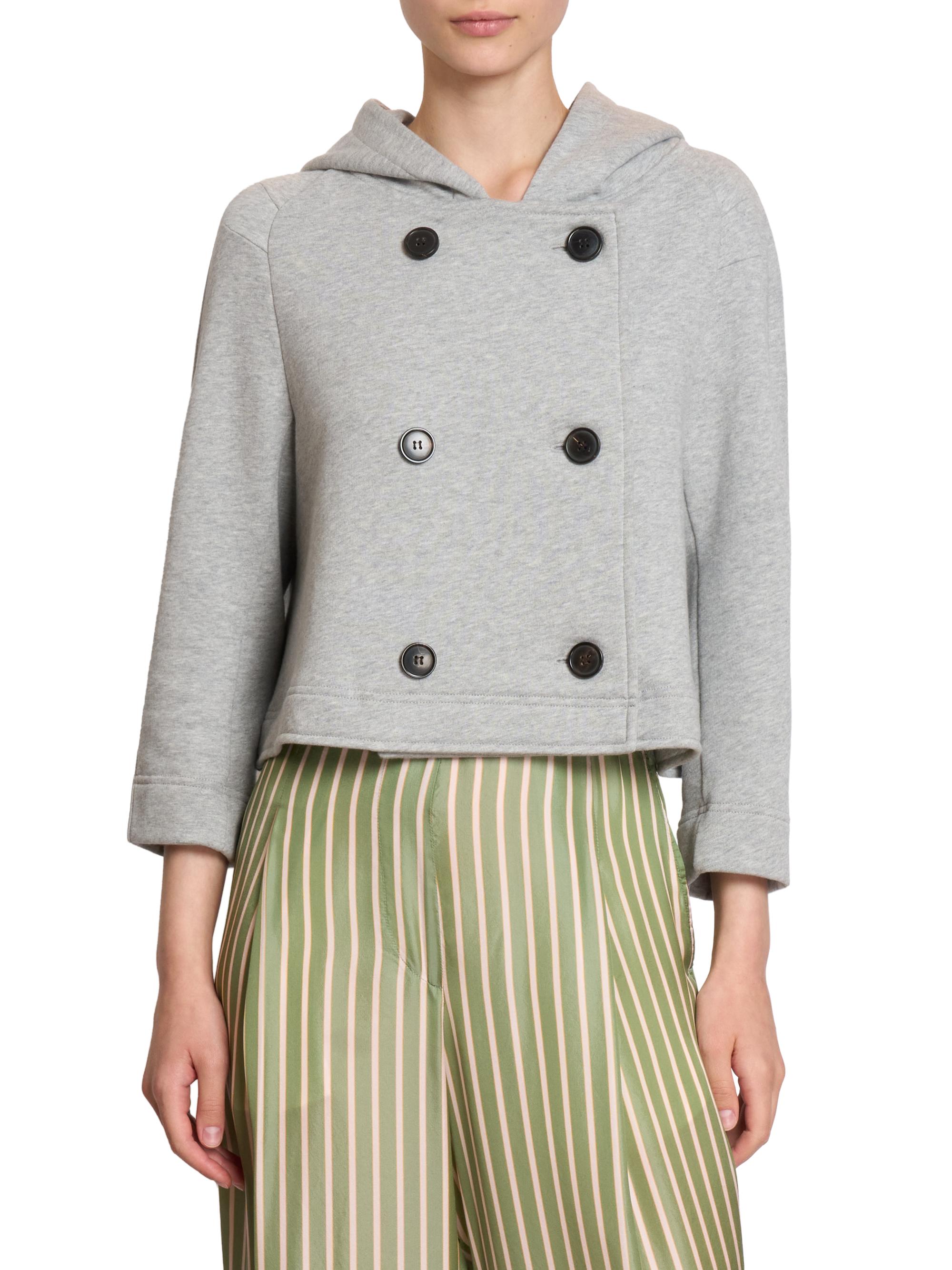 Dries Van Noten Havipa Cotton Jersey Crop Jacket | Saks Fifth Avenue