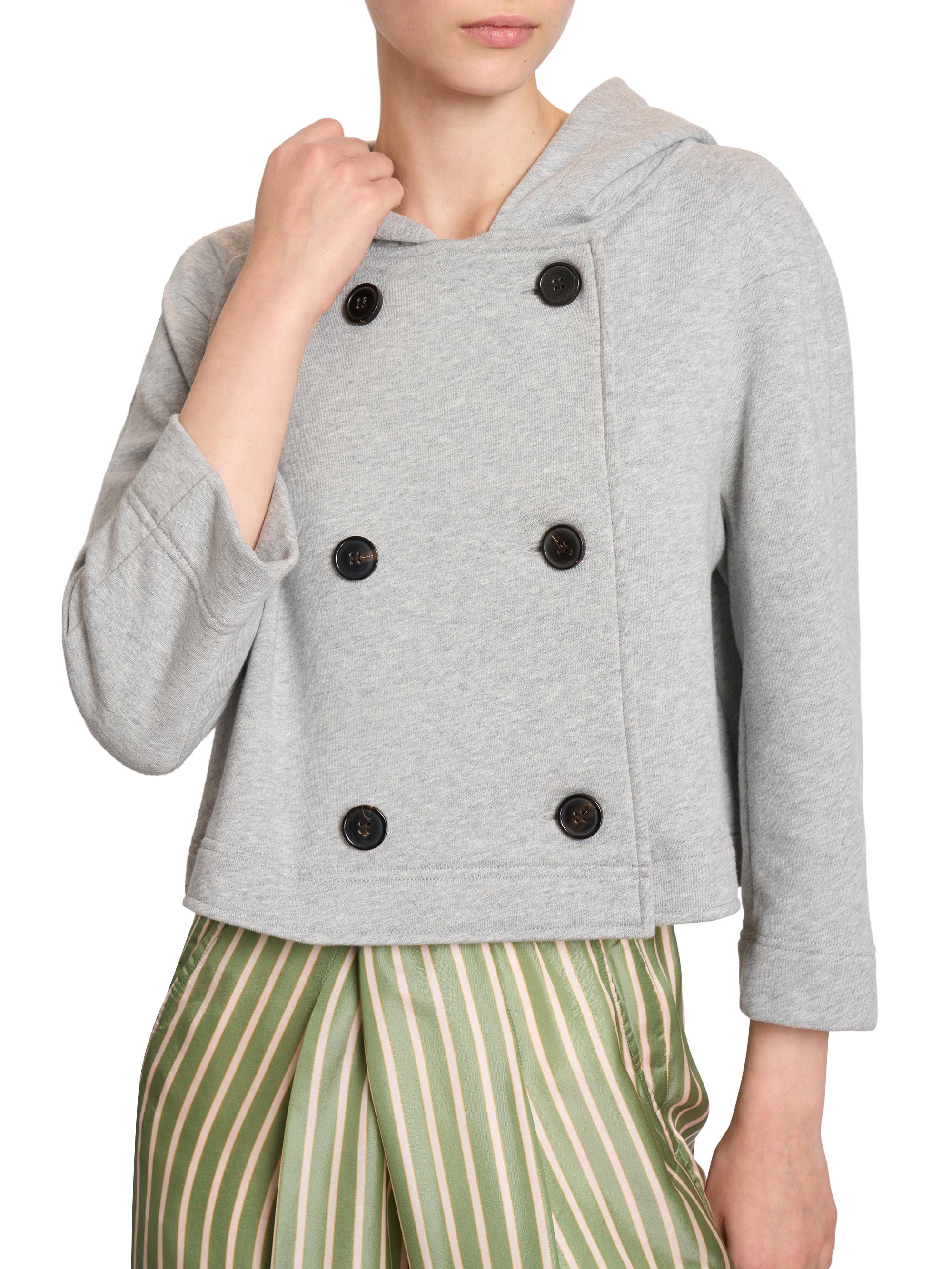 Dries Van Noten Havipa Cotton Jersey Crop Jacket | Saks Fifth Avenue