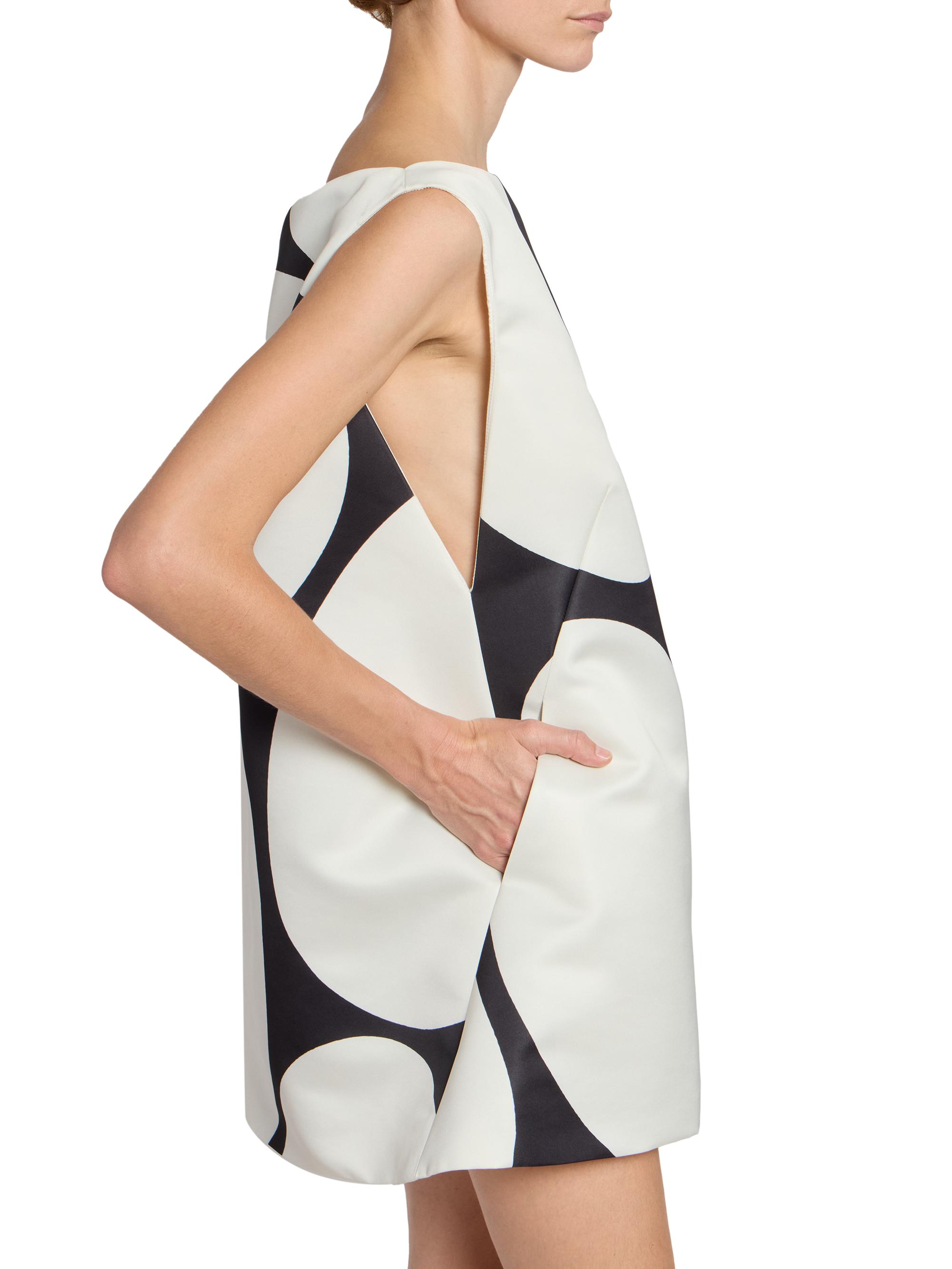 Dries Van Noten Dabel Giant Egg Satin Minidress | Saks Fifth Avenue