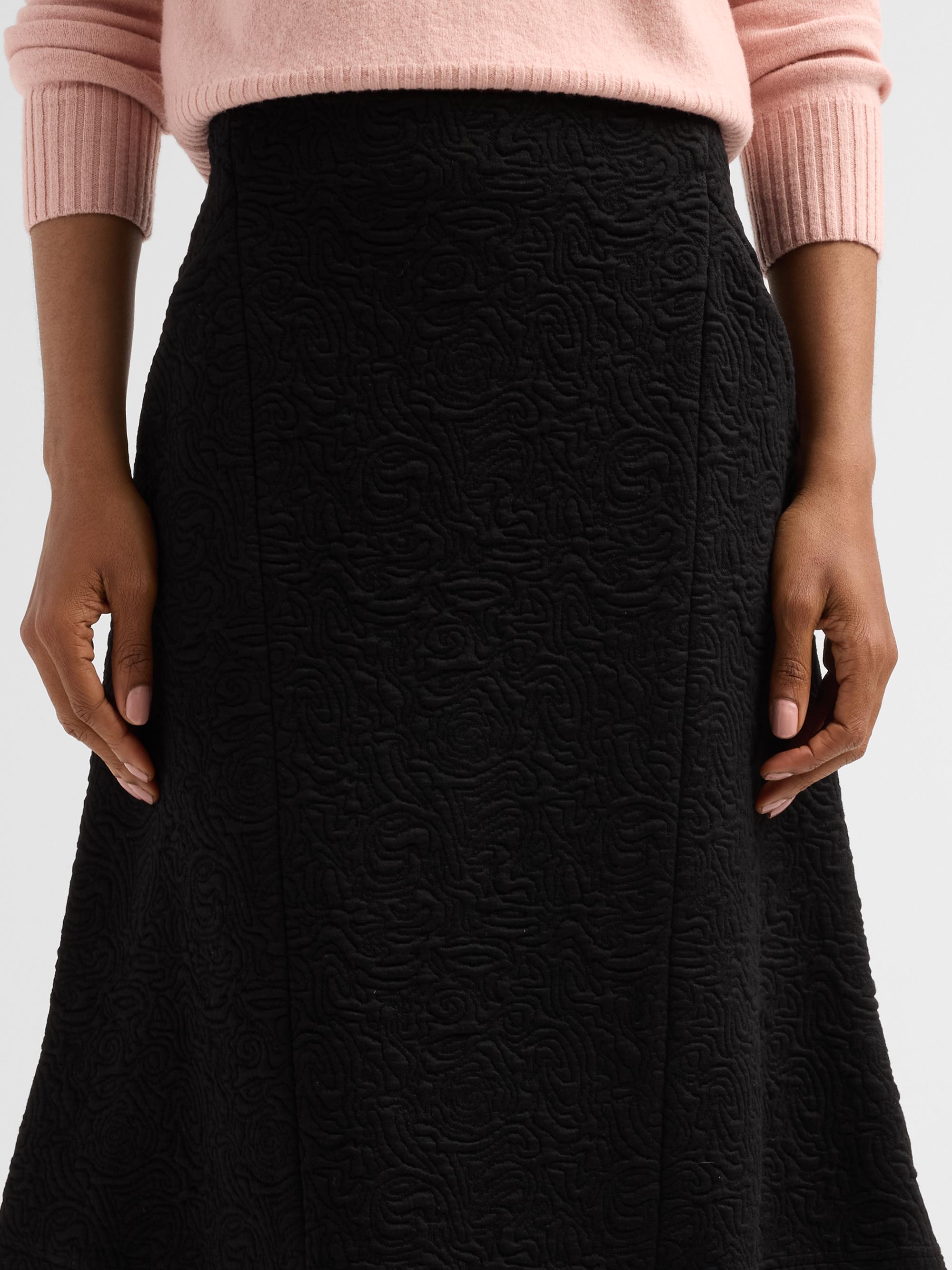 Dries Van Noten Husosy Darted A-Line Midi Skirt | Saks Fifth Avenue