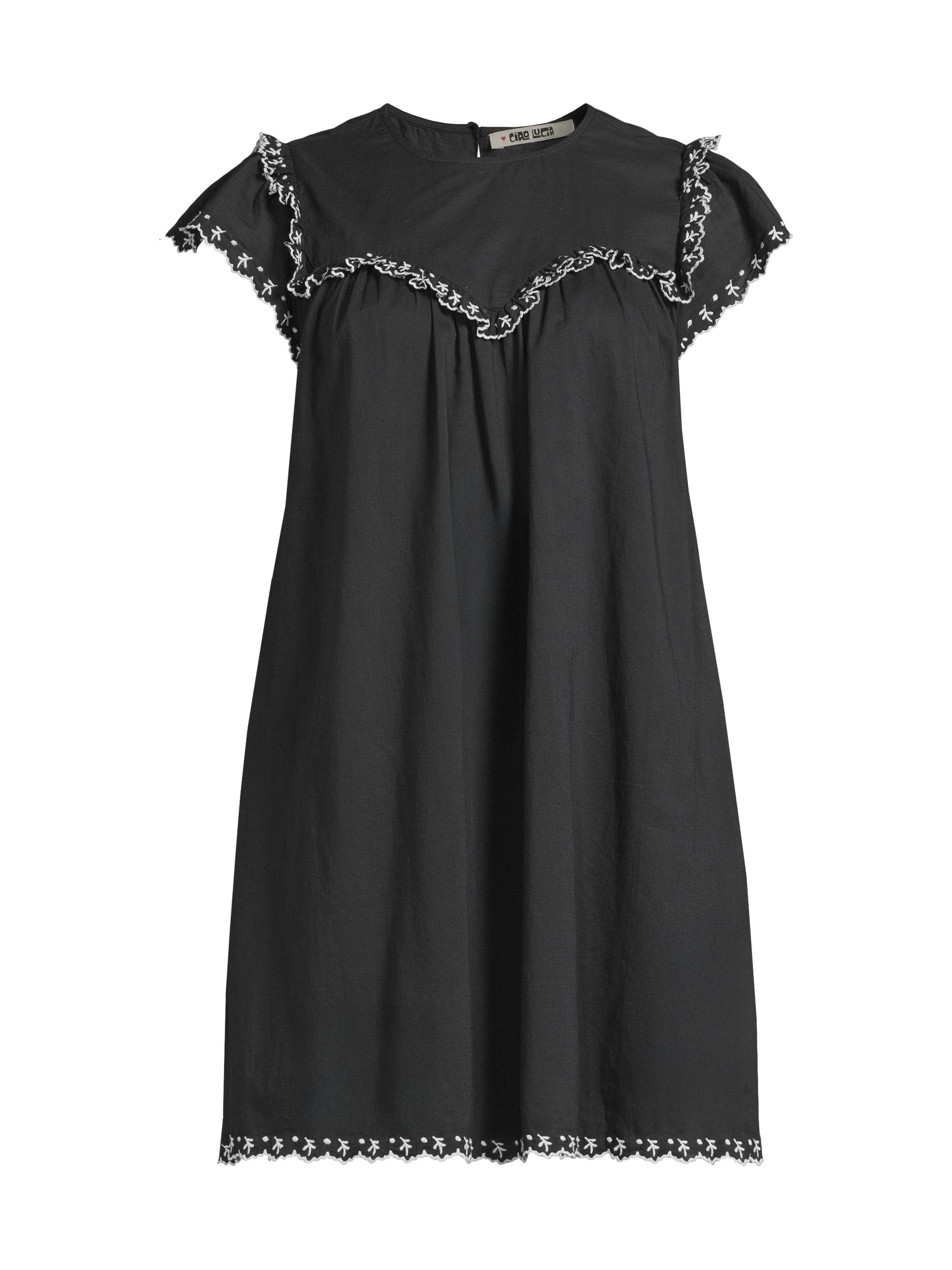 Ciao Lucia Women's Mari Cotton Voile Babydoll Minidress - Black