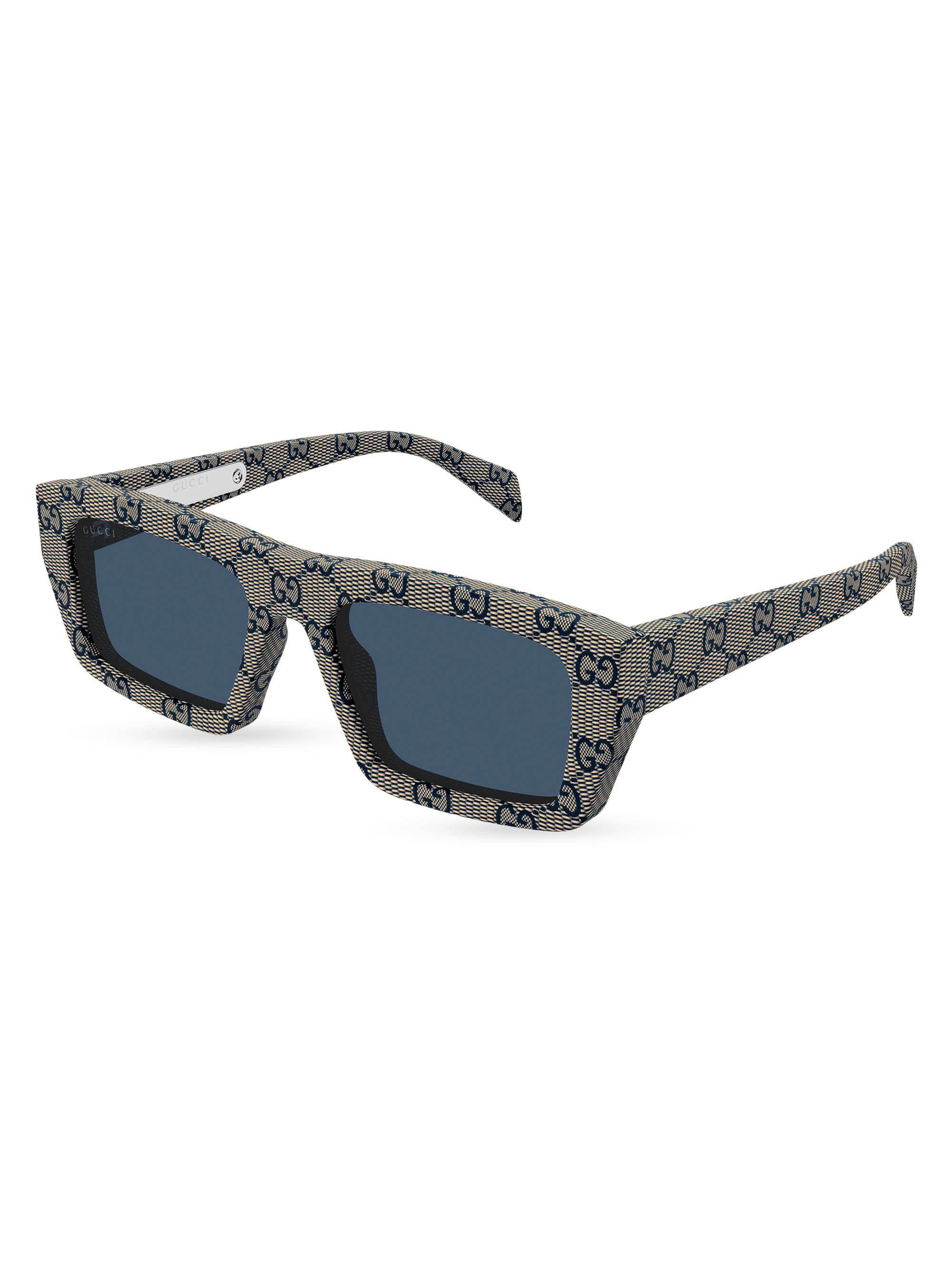 GUCCI/サングラス Gucci Gg1495s Men Gold Squared Sunglasses – Otticanet