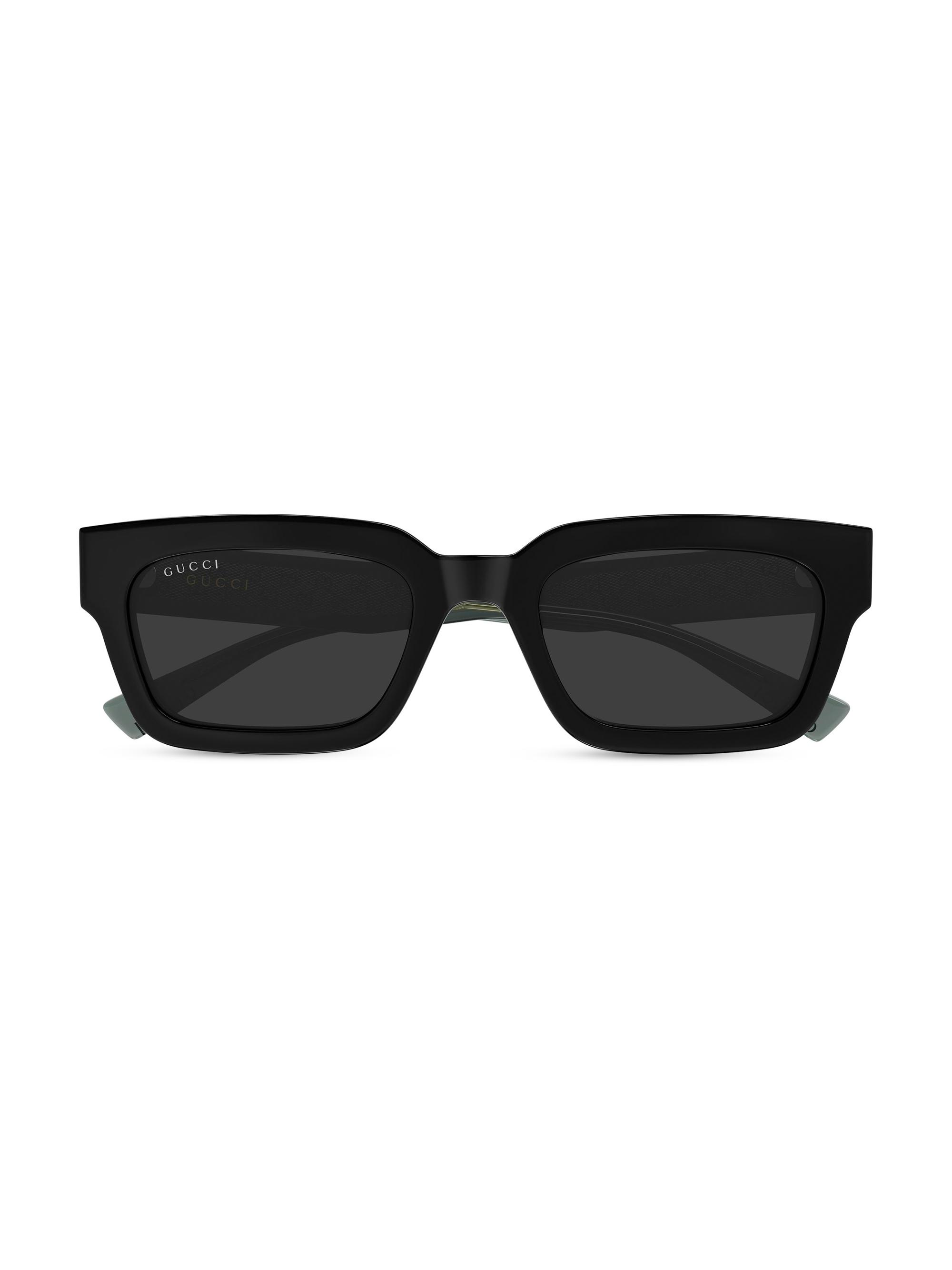 Gucci Monogram Wirecore 53MM Rectangular Sunglasses | Saks Fifth