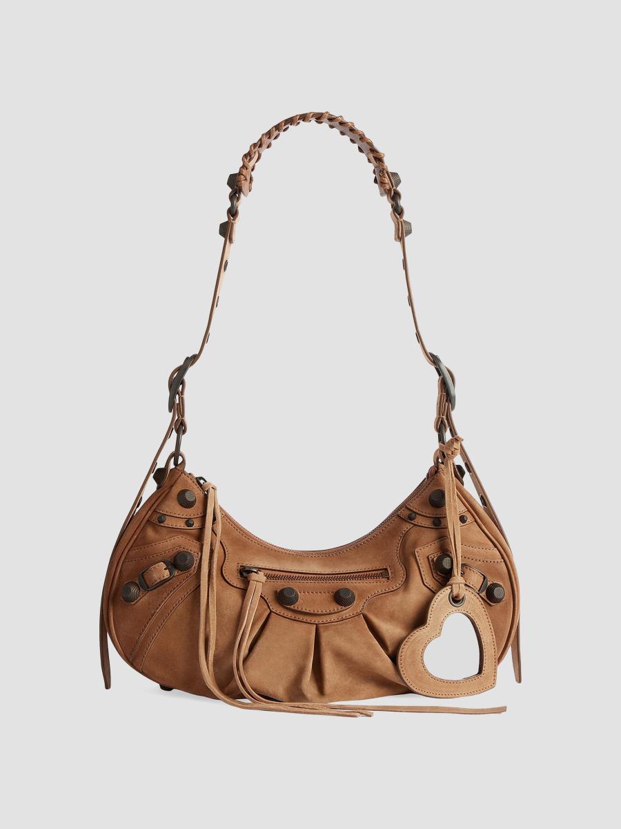 BALENCIAGA LE Cagole スモールスリングバッグ メタライズド Balenciaga Le Cagole Small Shoulder Bag | Saks Fifth Avenue
