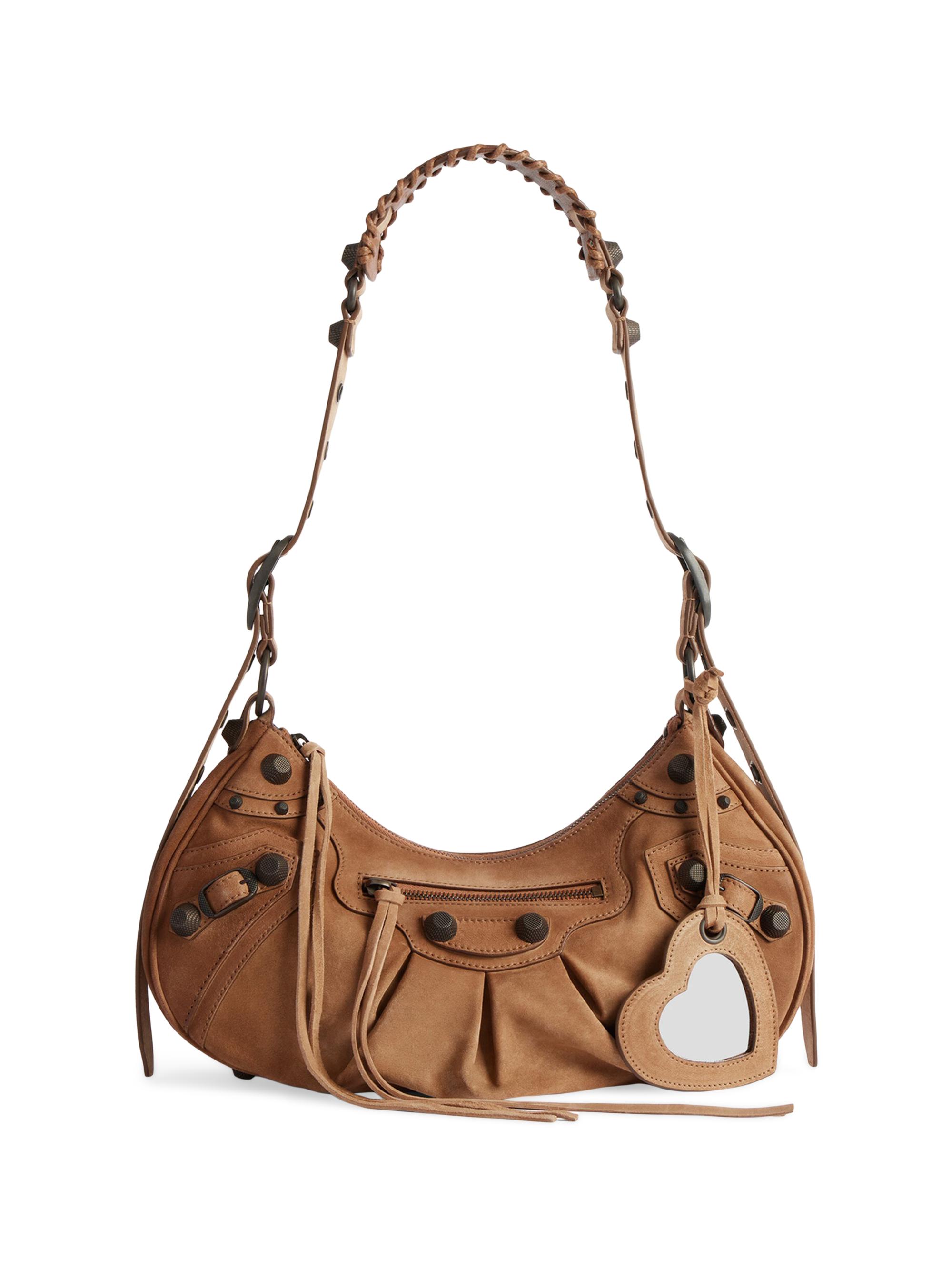 Balenciaga Women's Le Cagole  Shoulder Bag - Camel