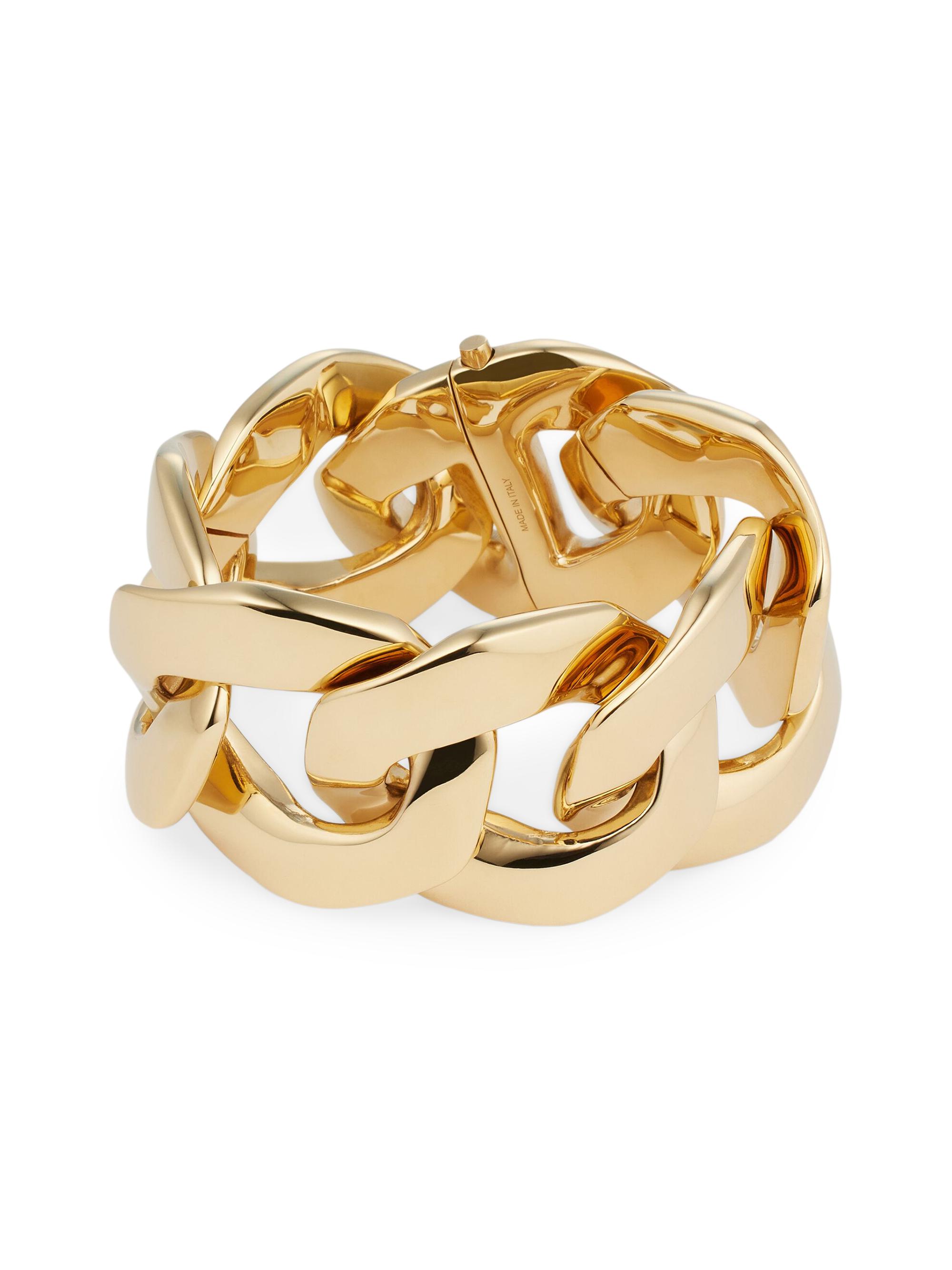 Givenchy Women's Chain Bracelet in Metal - Golden Yellow