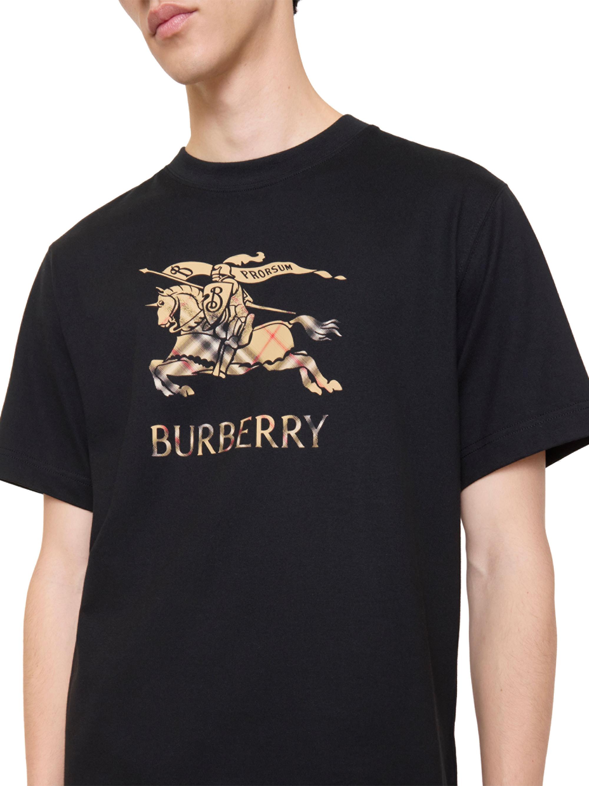 Burberry Seth EKD Crewneck T-Shirt | Saks Fifth Avenue