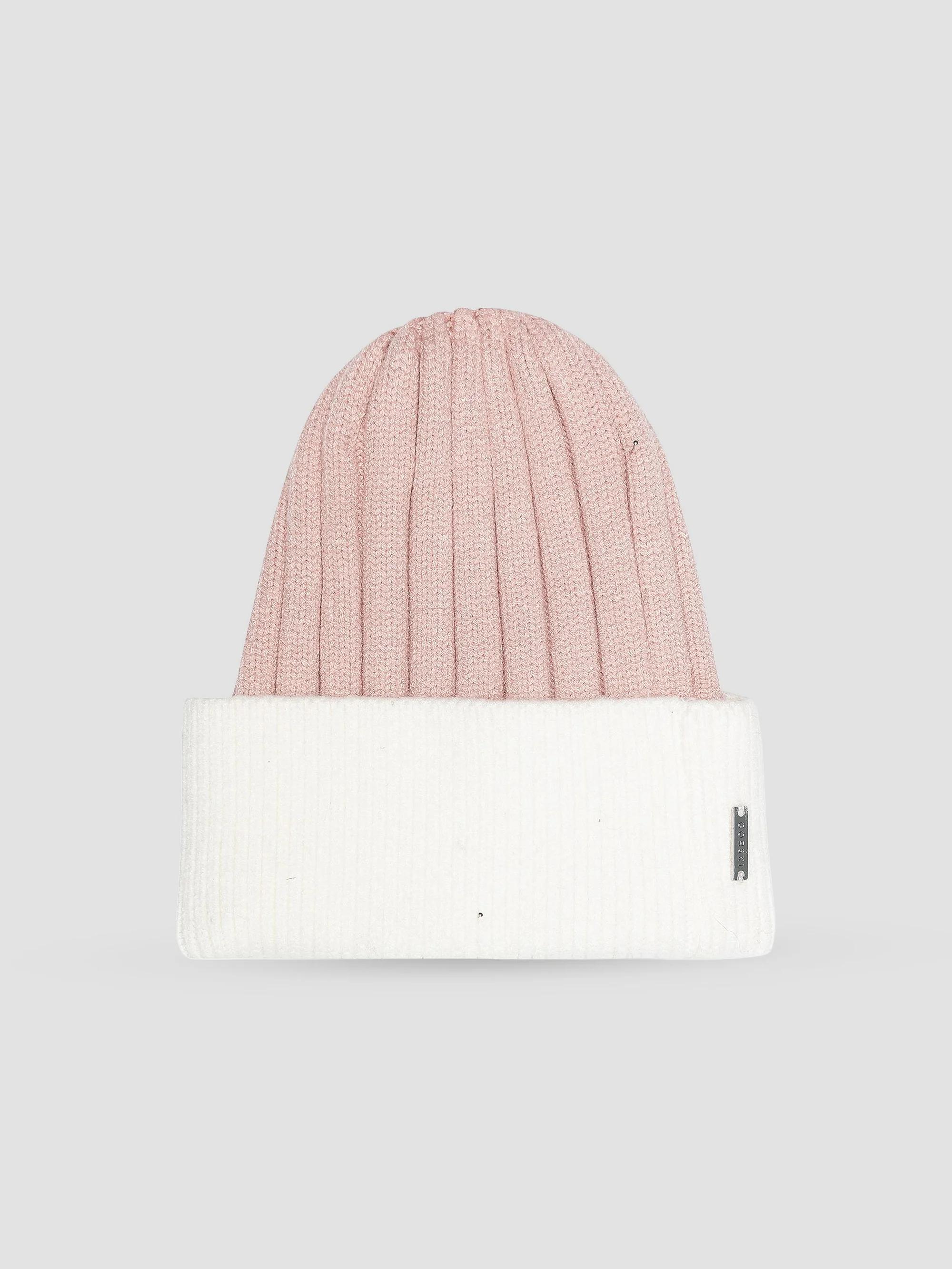 Gorski Women's Knit Hat - White Pink