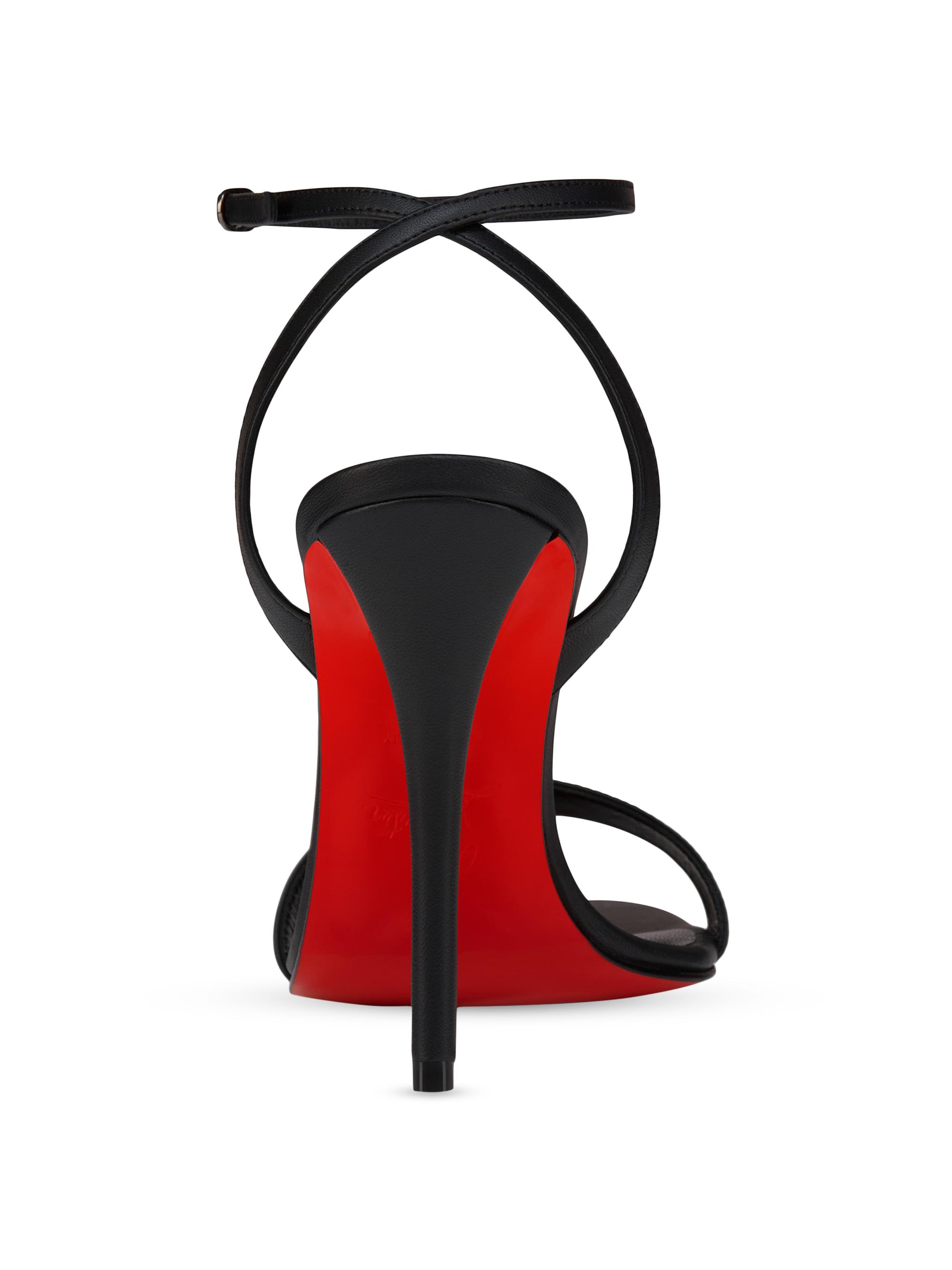 Christian Louboutin Miss Z 100MM Leather Sandals | Saks Fifth Avenue