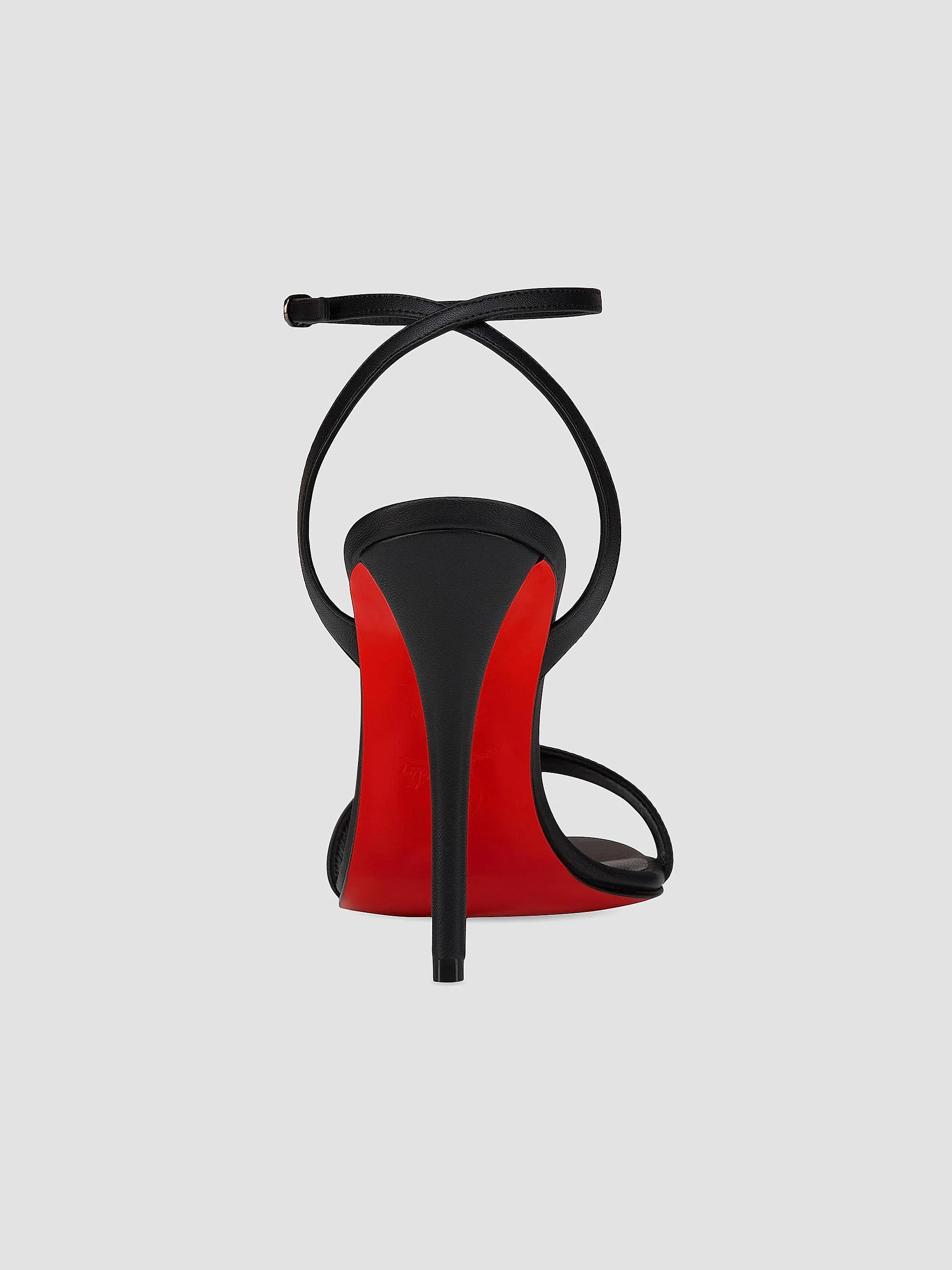 Christian Louboutin Miss Z 100MM Leather Sandals | Saks Fifth Avenue