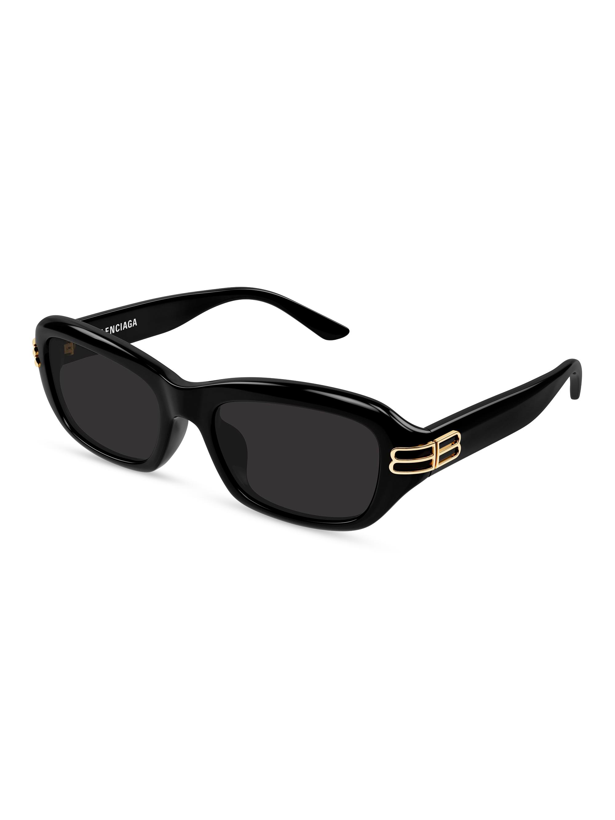 Balenciaga Women's Casino 55MM Rectangular Sunglasses - Black