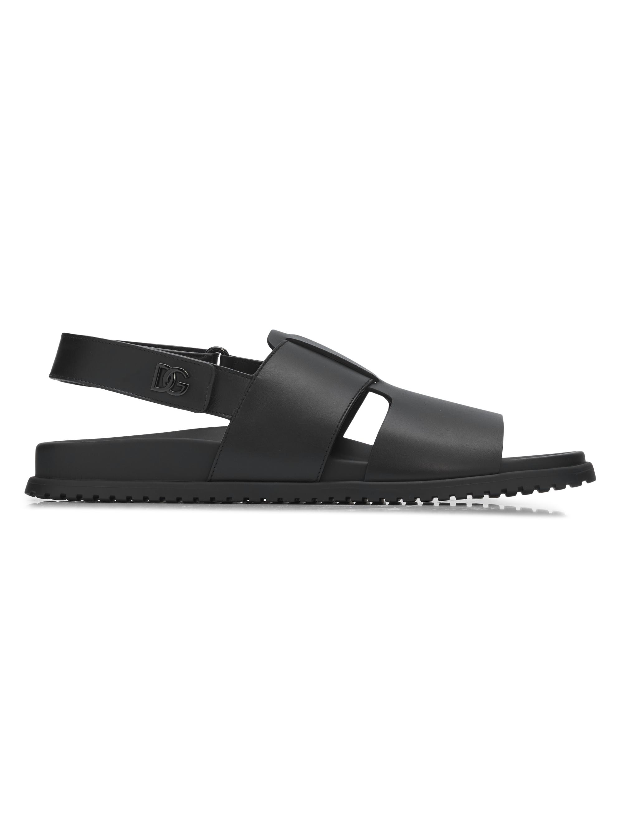 Dolce & Gabbana Men's Leather Sandals - Nero
