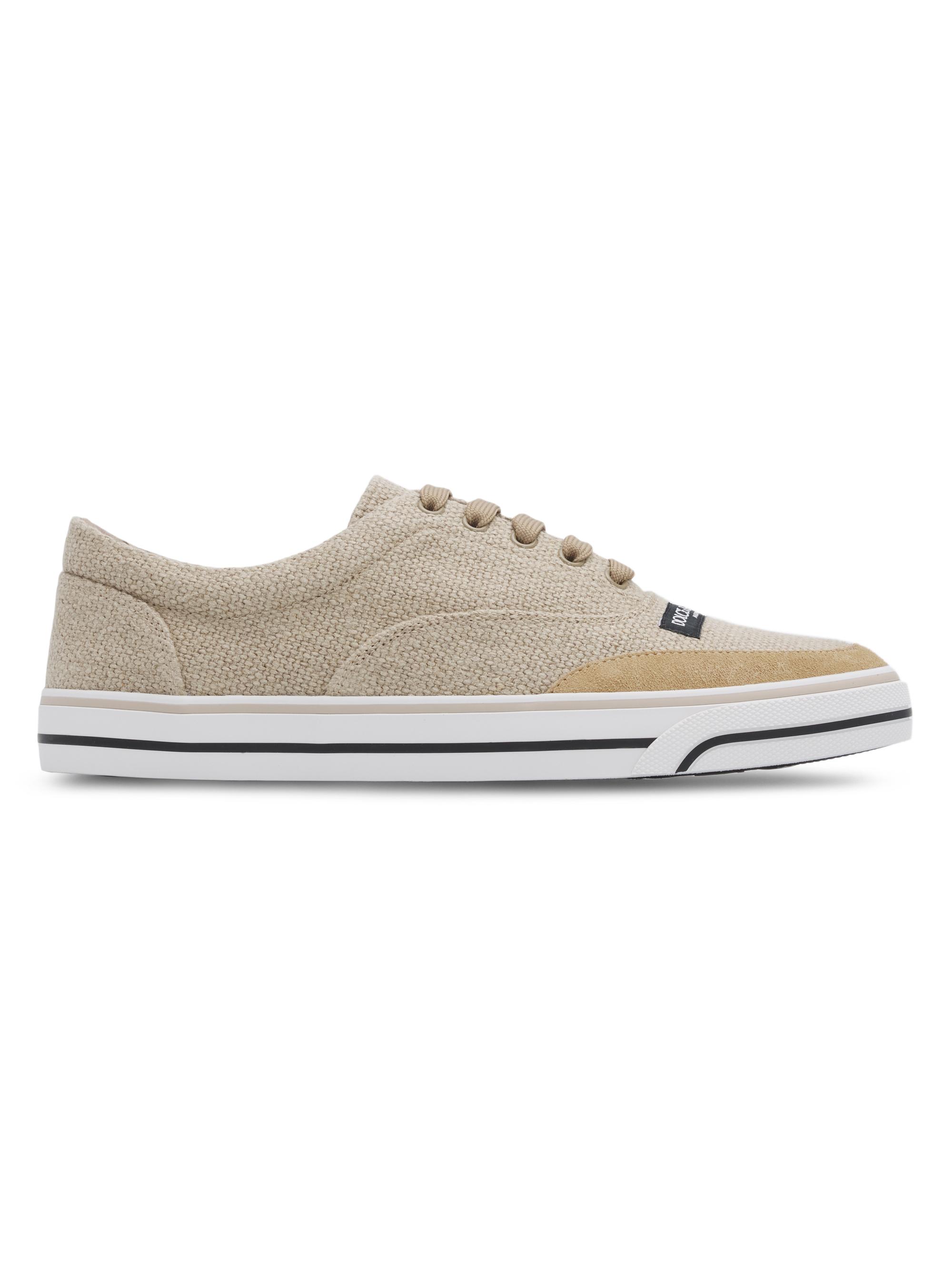 Dolce & Gabbana Men's Woven Low-Top Sneakers - Beige Tan
