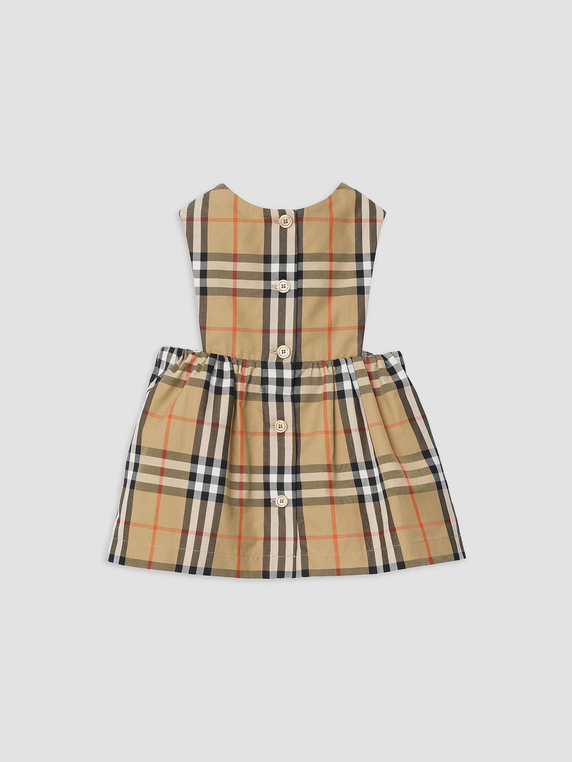 Burberry Baby Girl's Halima Check Dress, Bodysuit & Hat Set | Saks ...