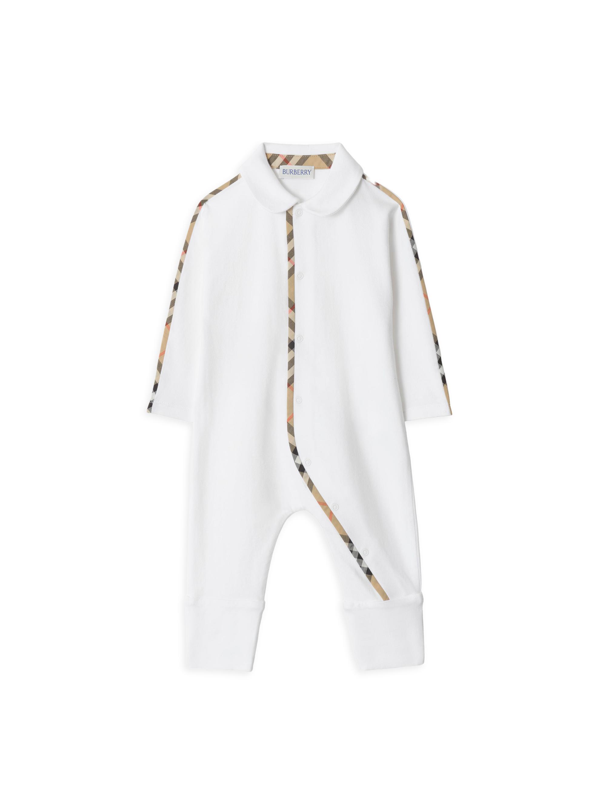 Burberry Baby's Hamilton Coverall, Hat & Bib Set | Saks Fifth Avenue