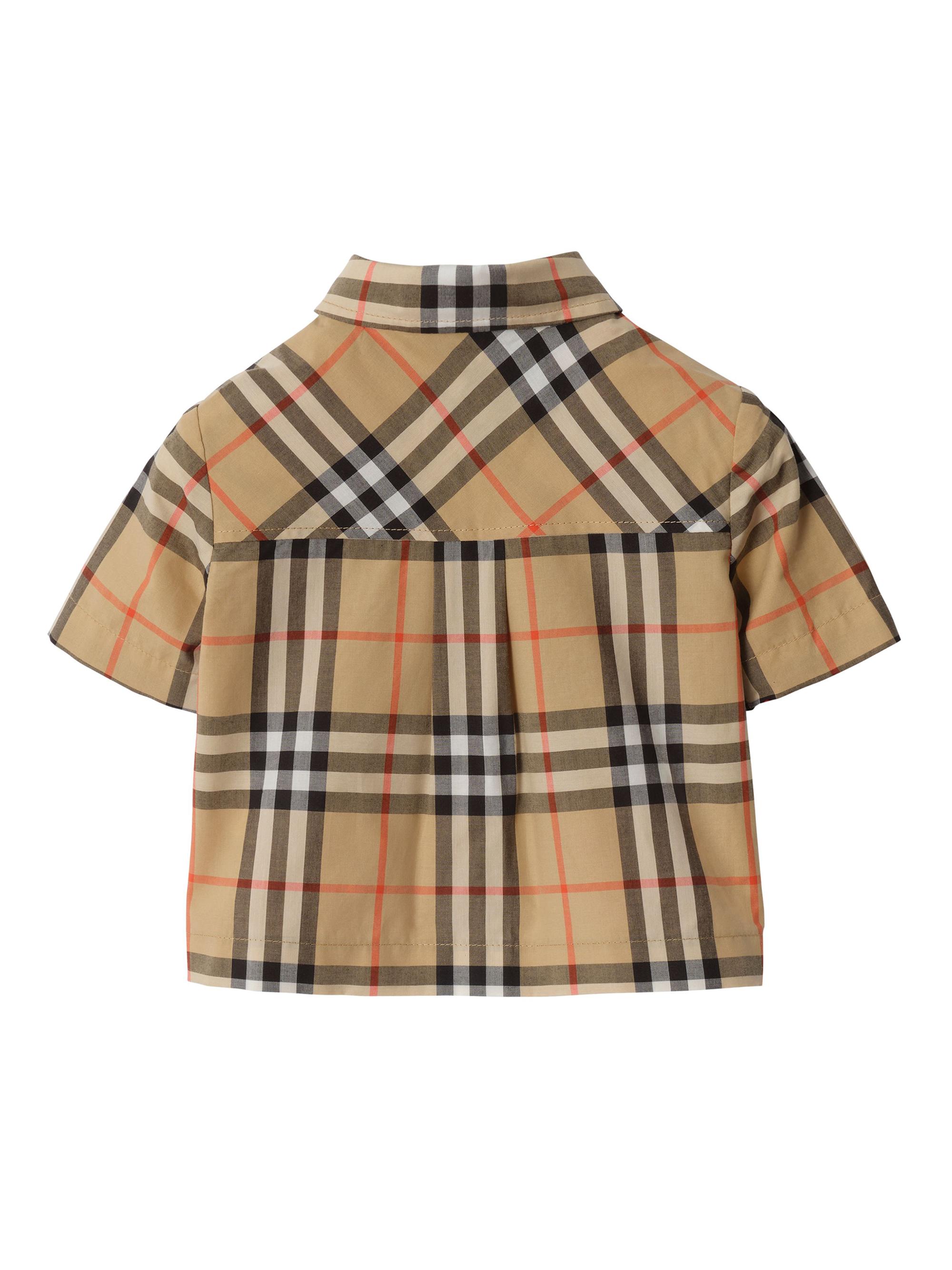 Burberry Baby Boy's Check Short-Sleeve Shirt & Shorts Set | Saks