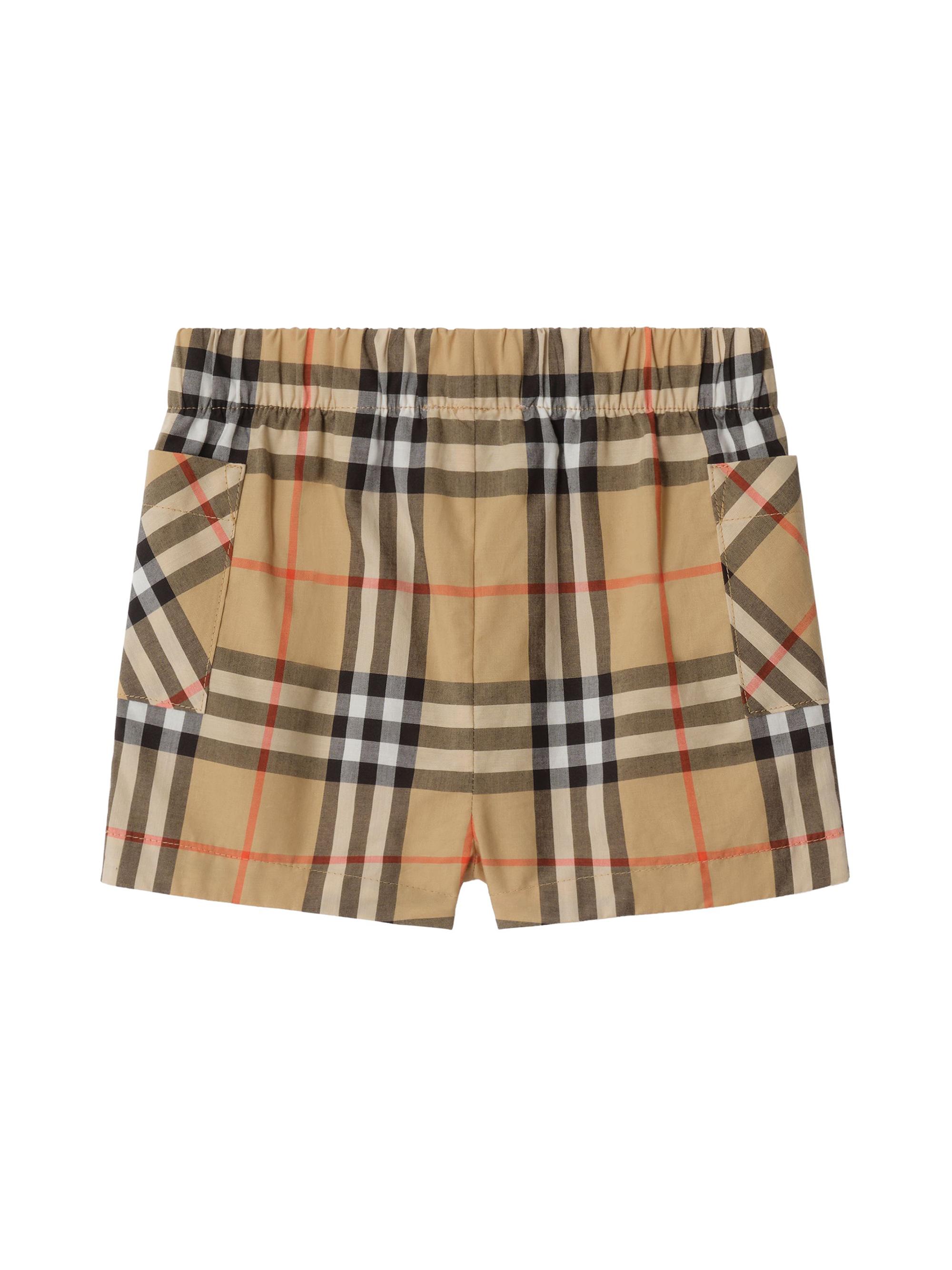 Burberry Baby Boy's Check Short-Sleeve Shirt & Shorts Set | Saks