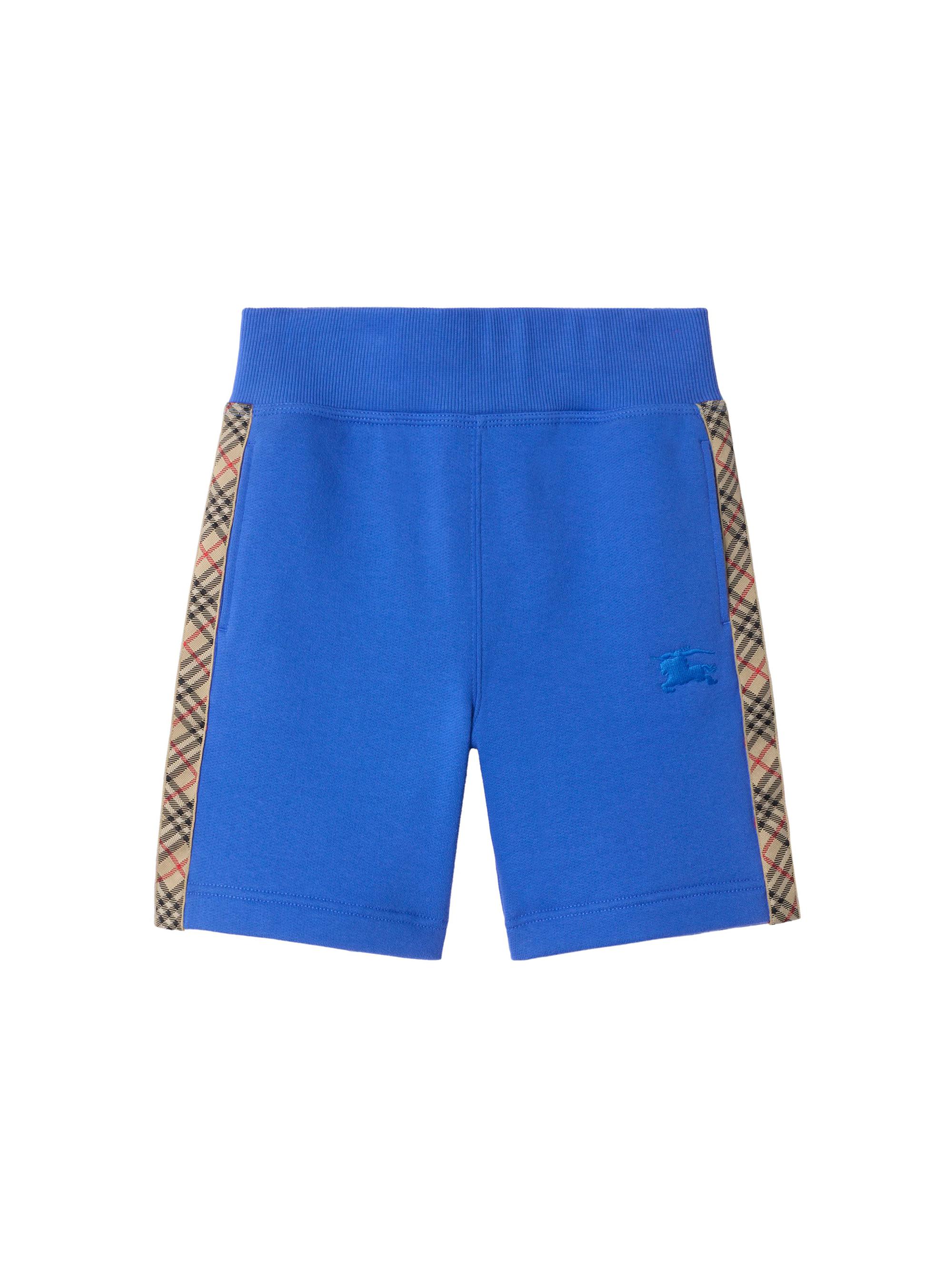 Burberry Baby Boy's, Little Boy's & Boy's Benny Check Tape Shorts - Hyacinth Blue 6 Months