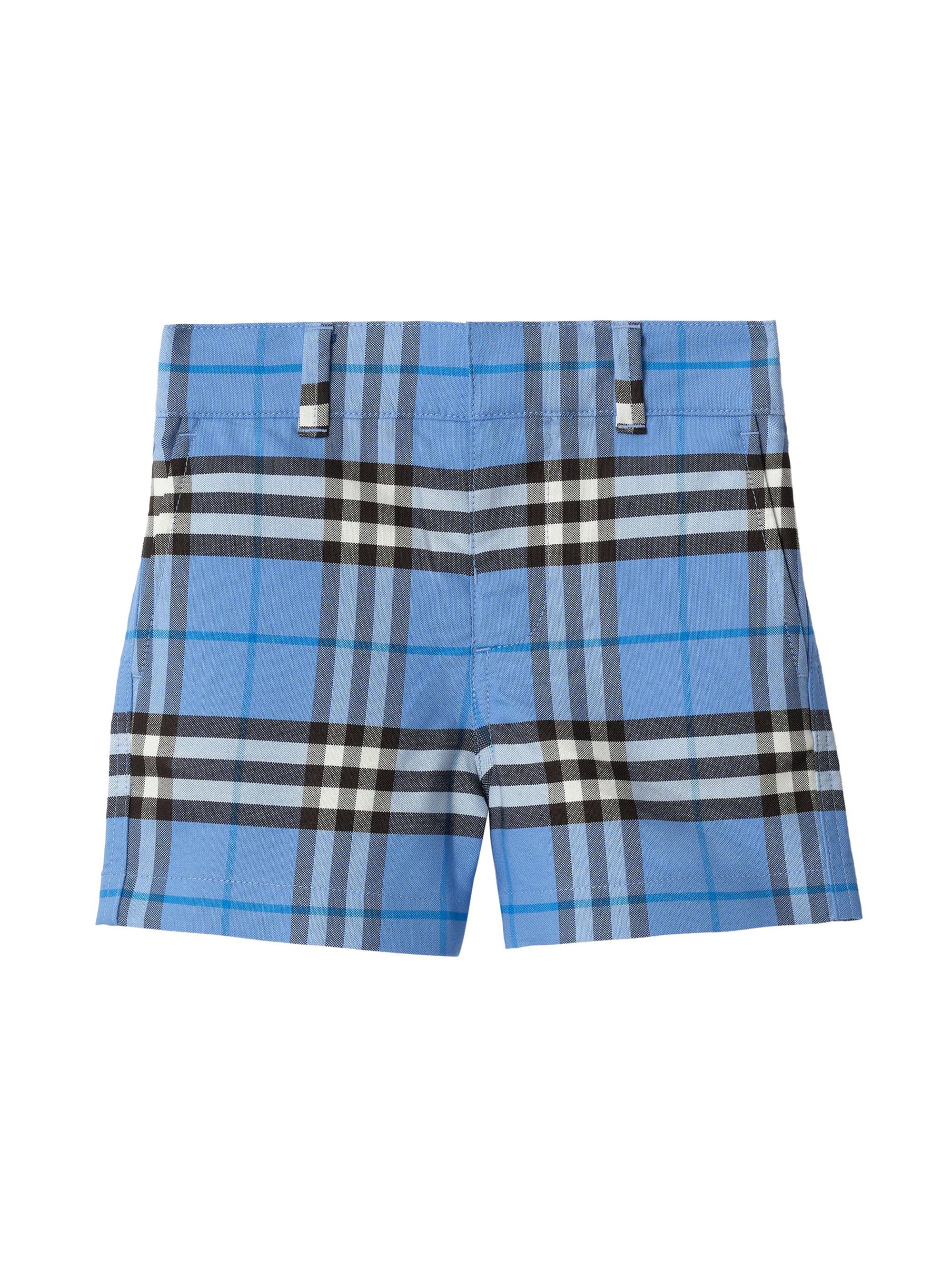 Burberry Baby Boy's, Little Boy's & Boy's Check Oxford Shorts - Cornflower