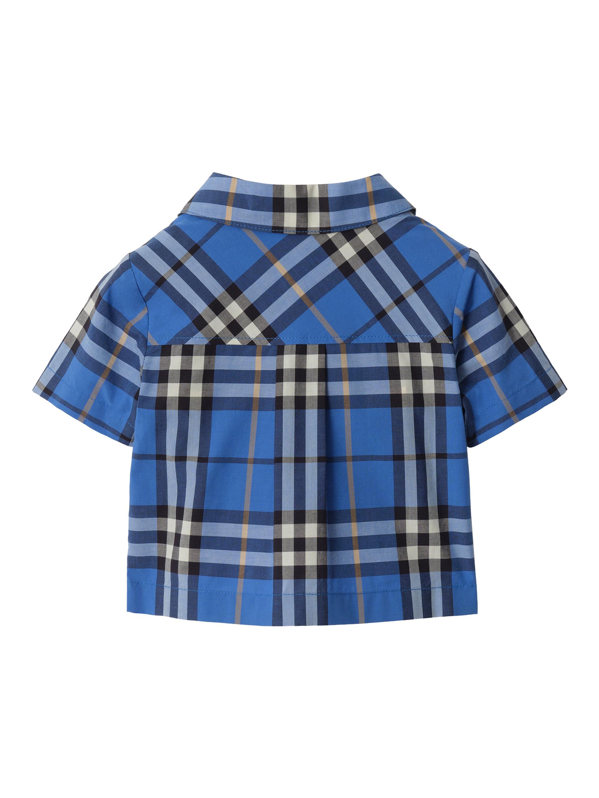 Burberry Baby Boy's Check Short-Sleeve Shirt & Short Sets | Saks