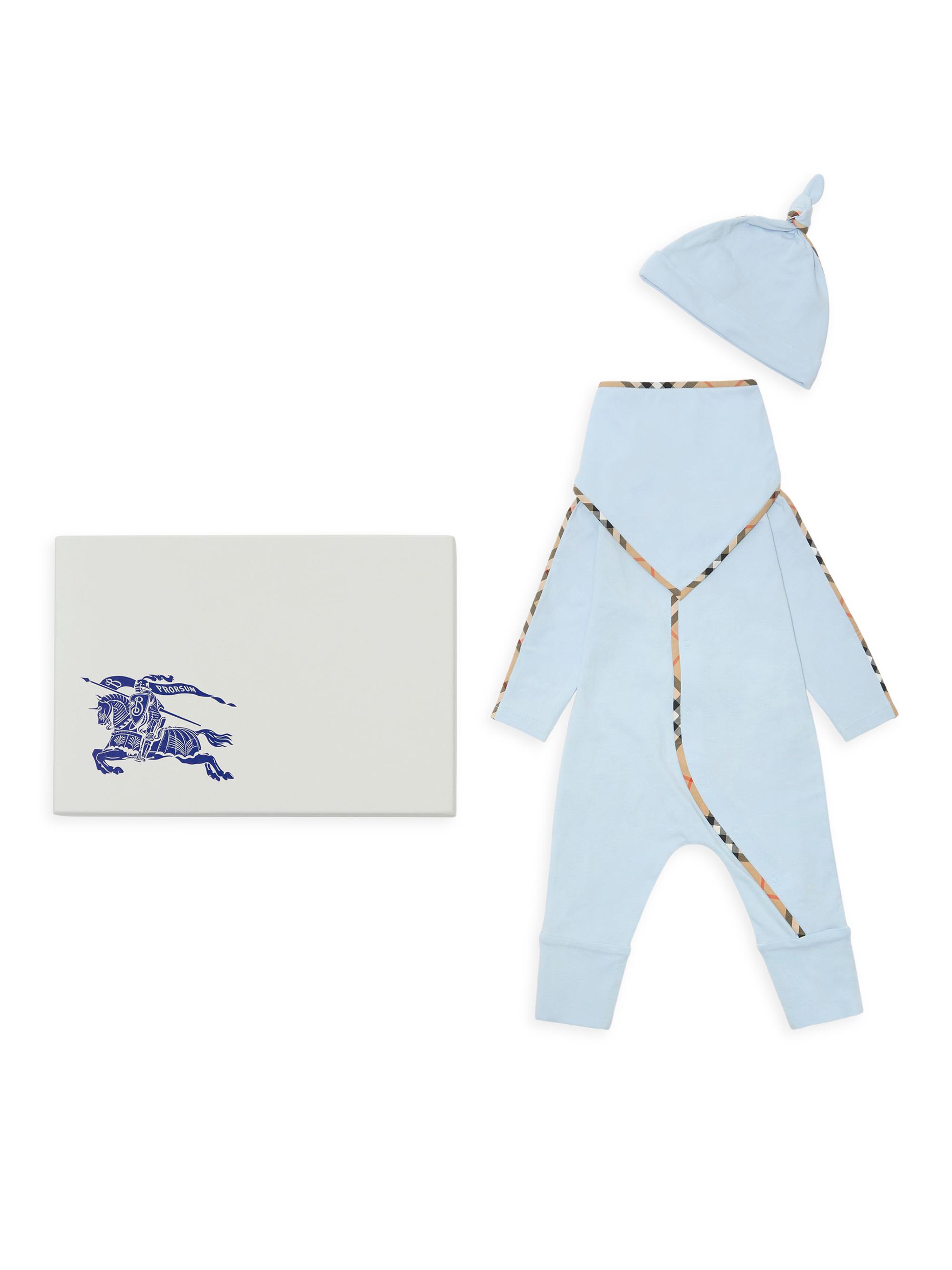 Burberry ベビーロンパース&スタイセット　3M62cm Burberry Baby Boy's Hamilton 3-Piece Set | Saks Fifth Avenue
