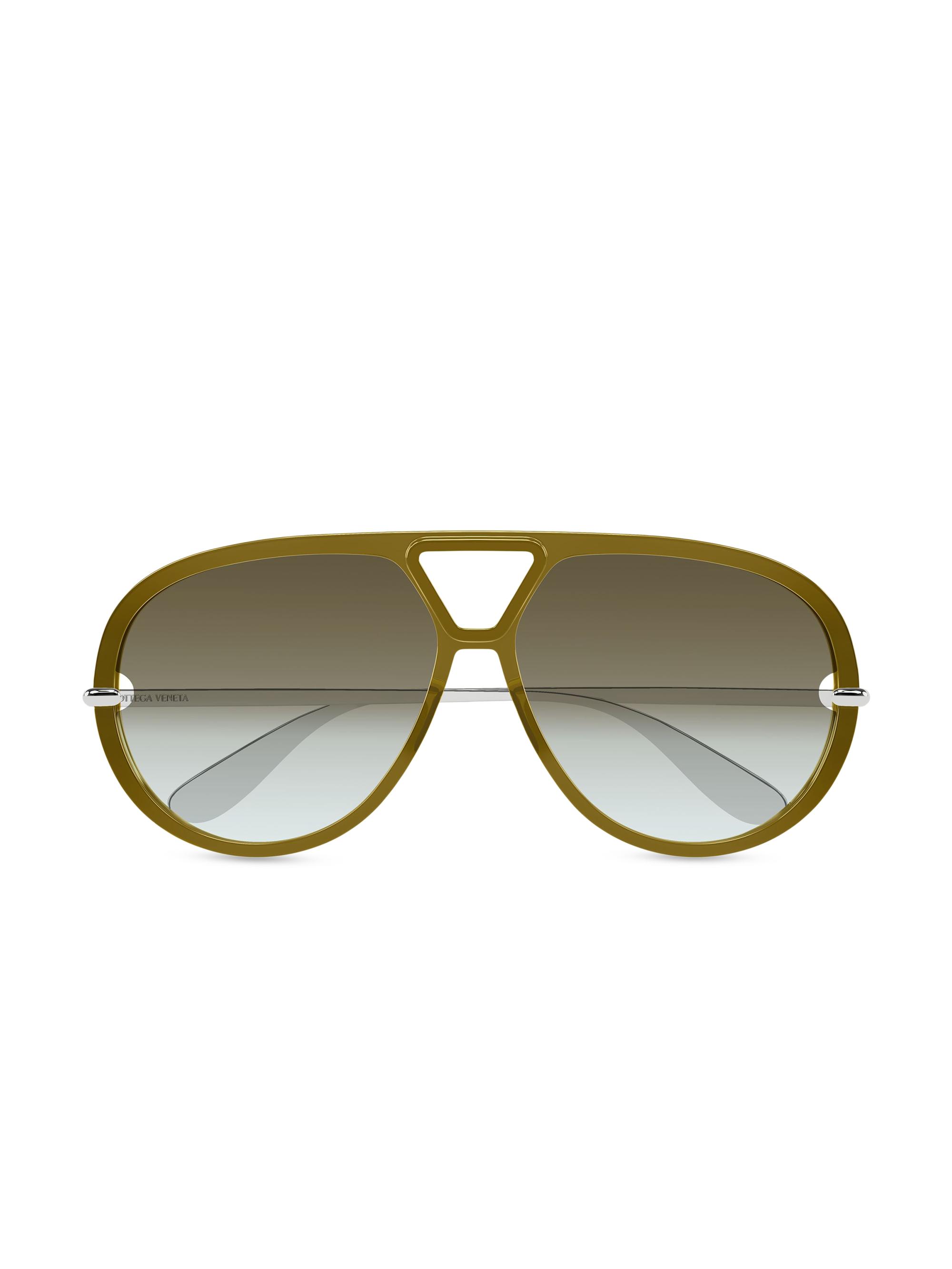 Bottega Veneta Drop 63MM Pilot Sunglasses | Saks Fifth Avenue