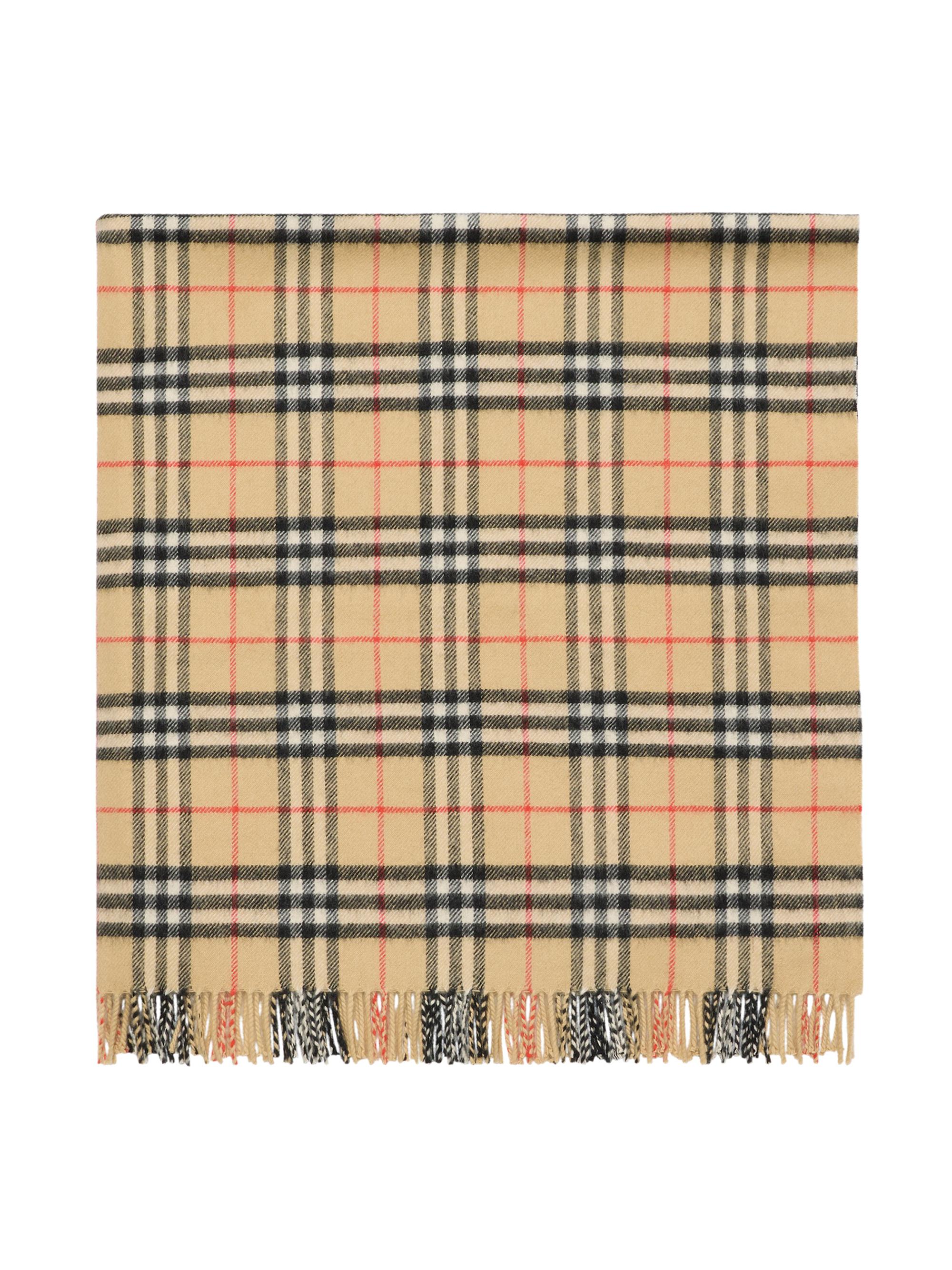 Burberry Baby's Newborn Check Wool Blanket - Sand