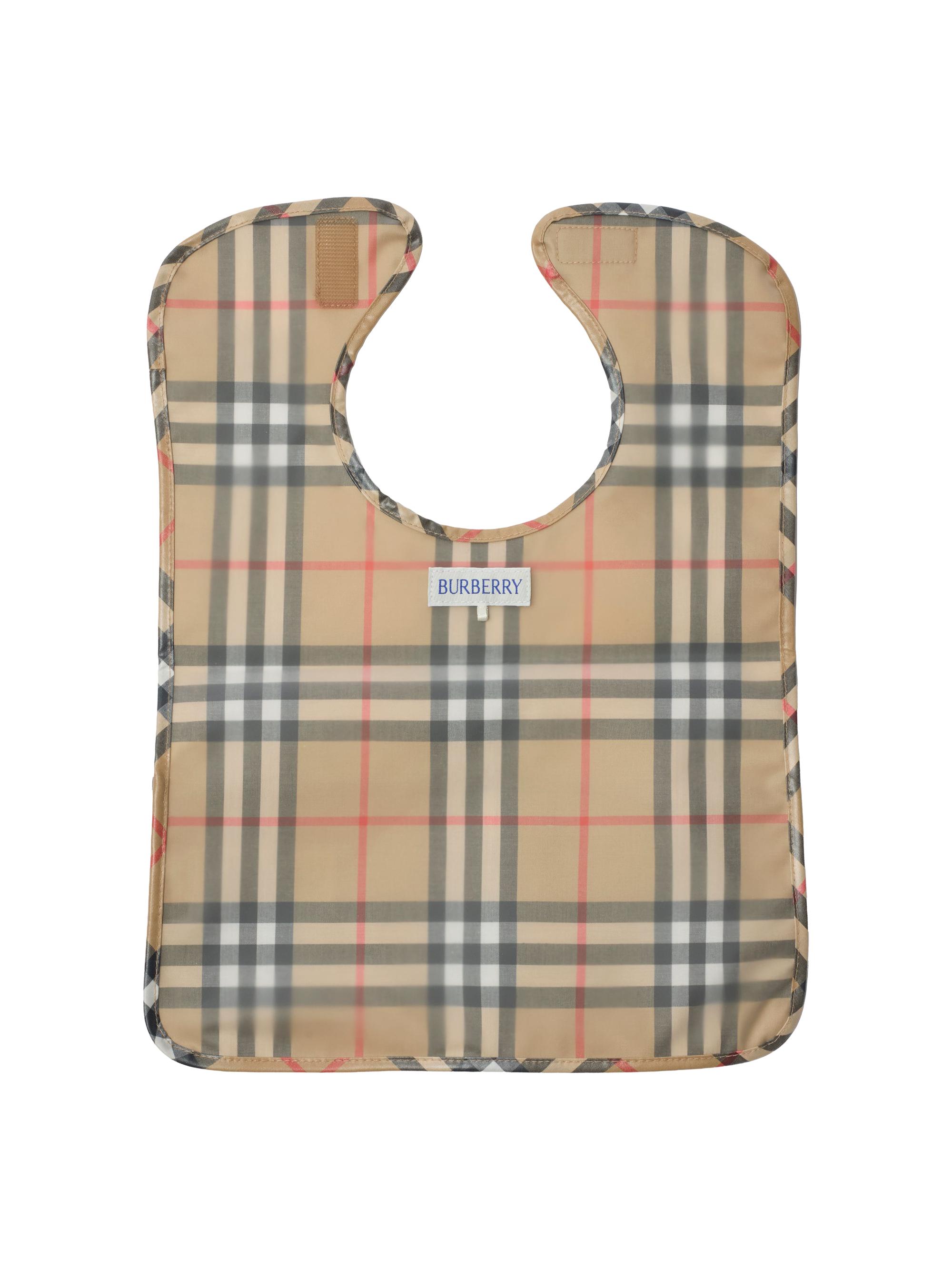 Burberry Baby's Wesley Check Coated Cotton Bib | Saks Fifth Avenue