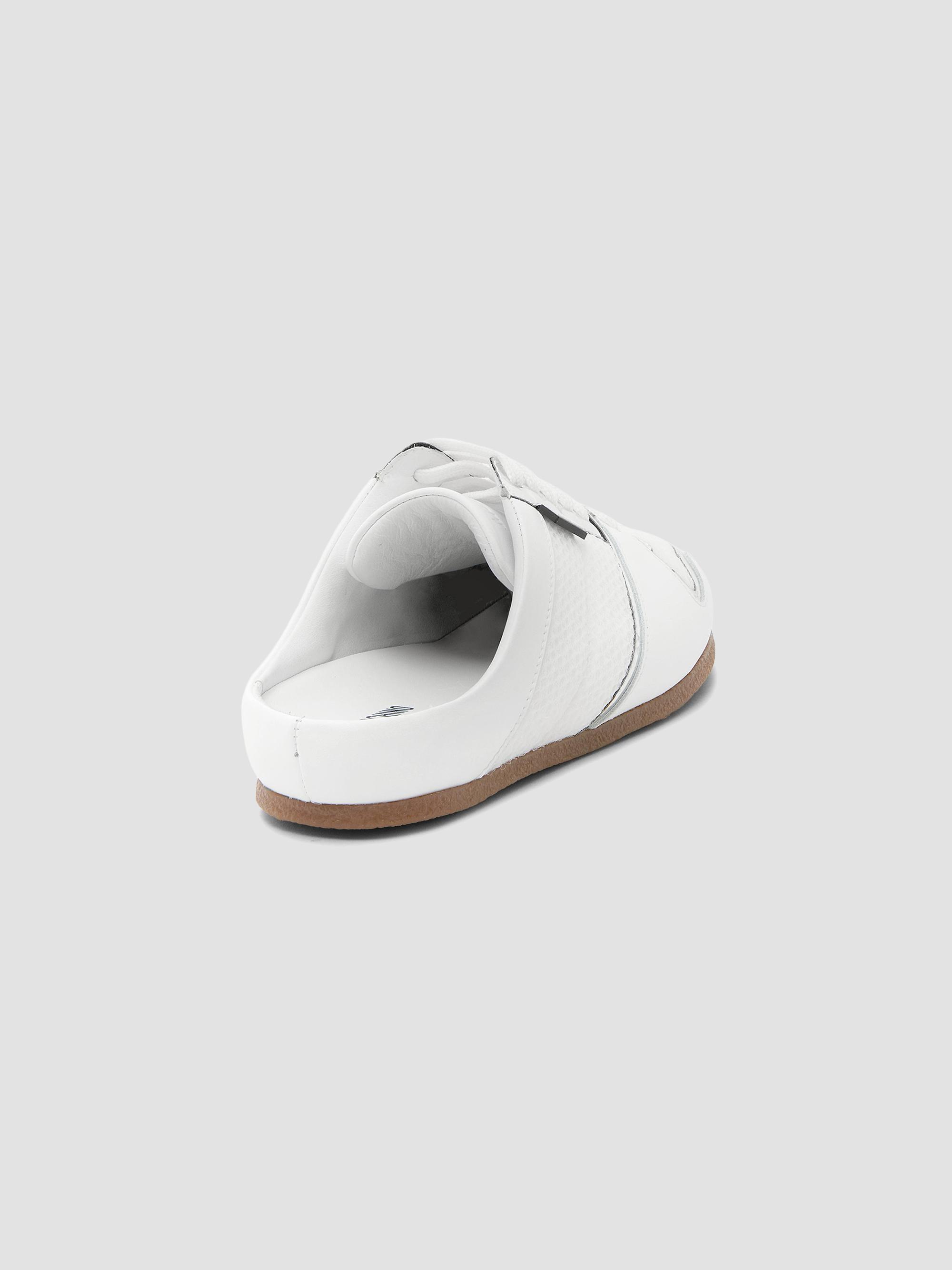 Moschino Logo Chrome Mesh-Leather Mules | Saks Fifth Avenue