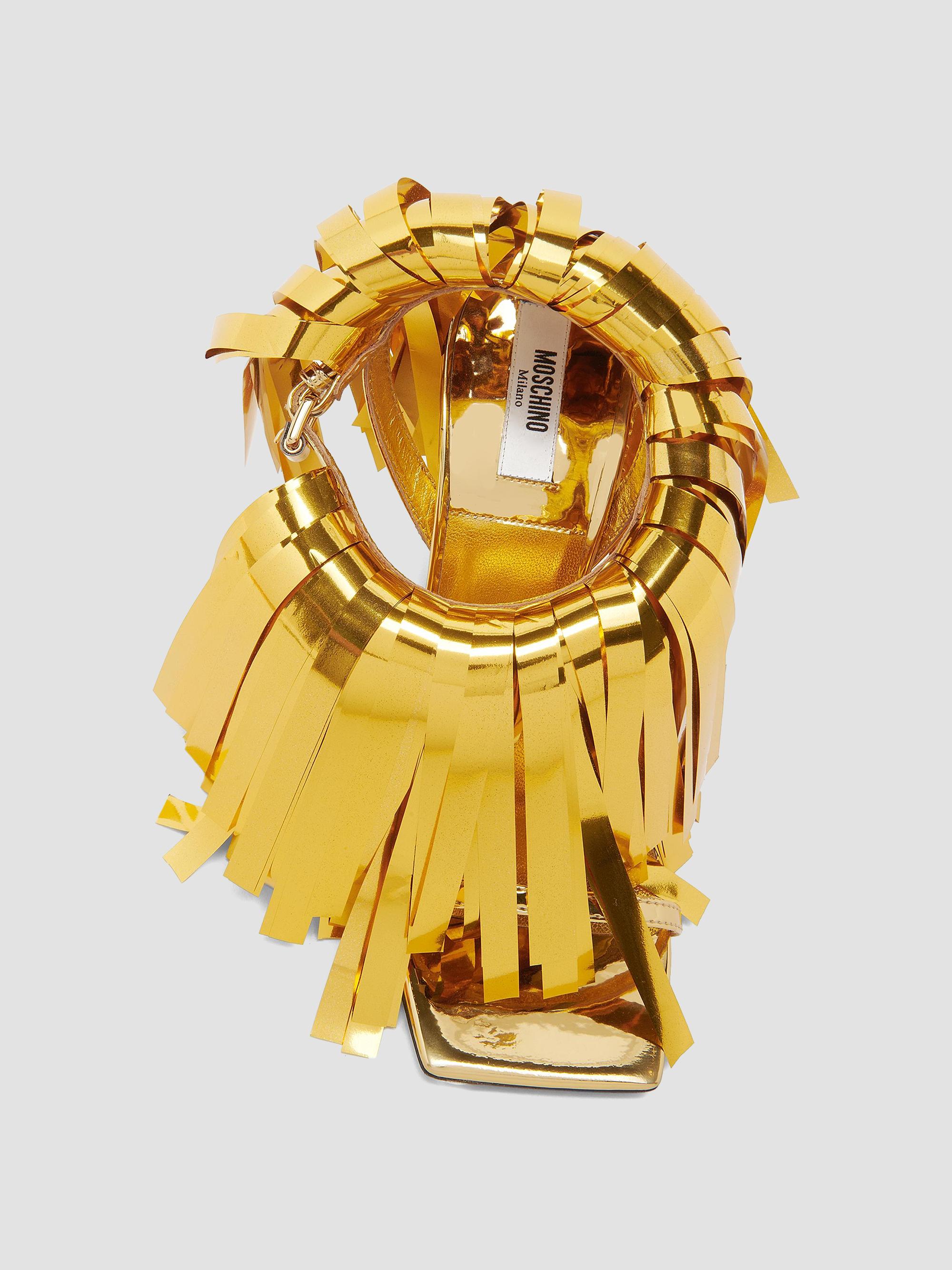 Moschino 100MM Fringed Sandals | Saks Fifth Avenue