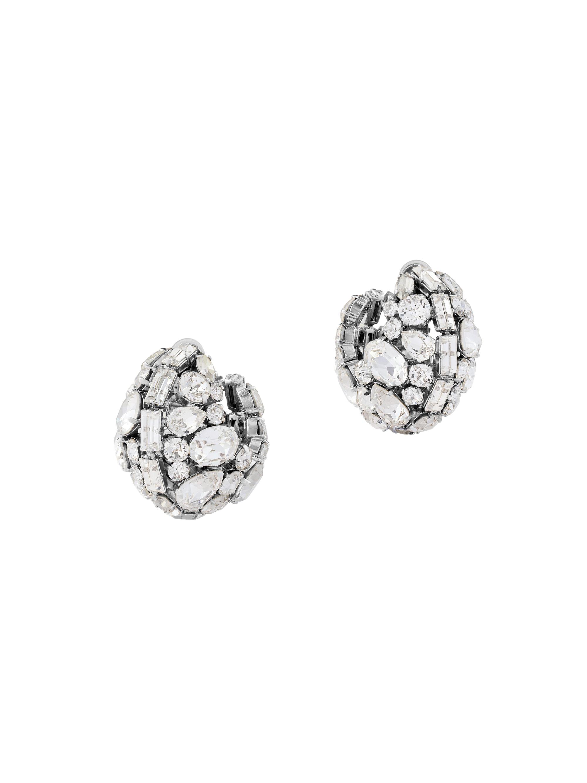 Givenchy 4G Earrings In Metal With Crystals | Saks Fifth Avenue