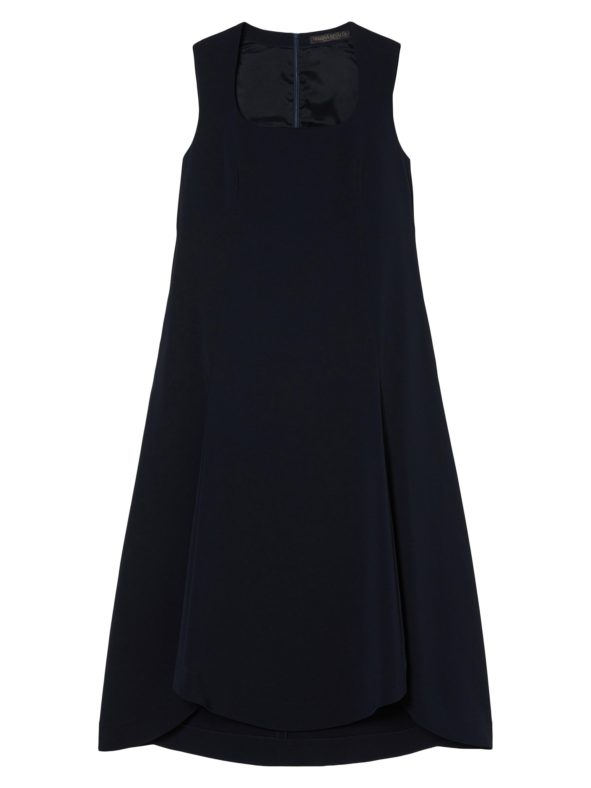 Marina Rinaldi Women's Long Triacetate Cady Dress - Midnight Blue