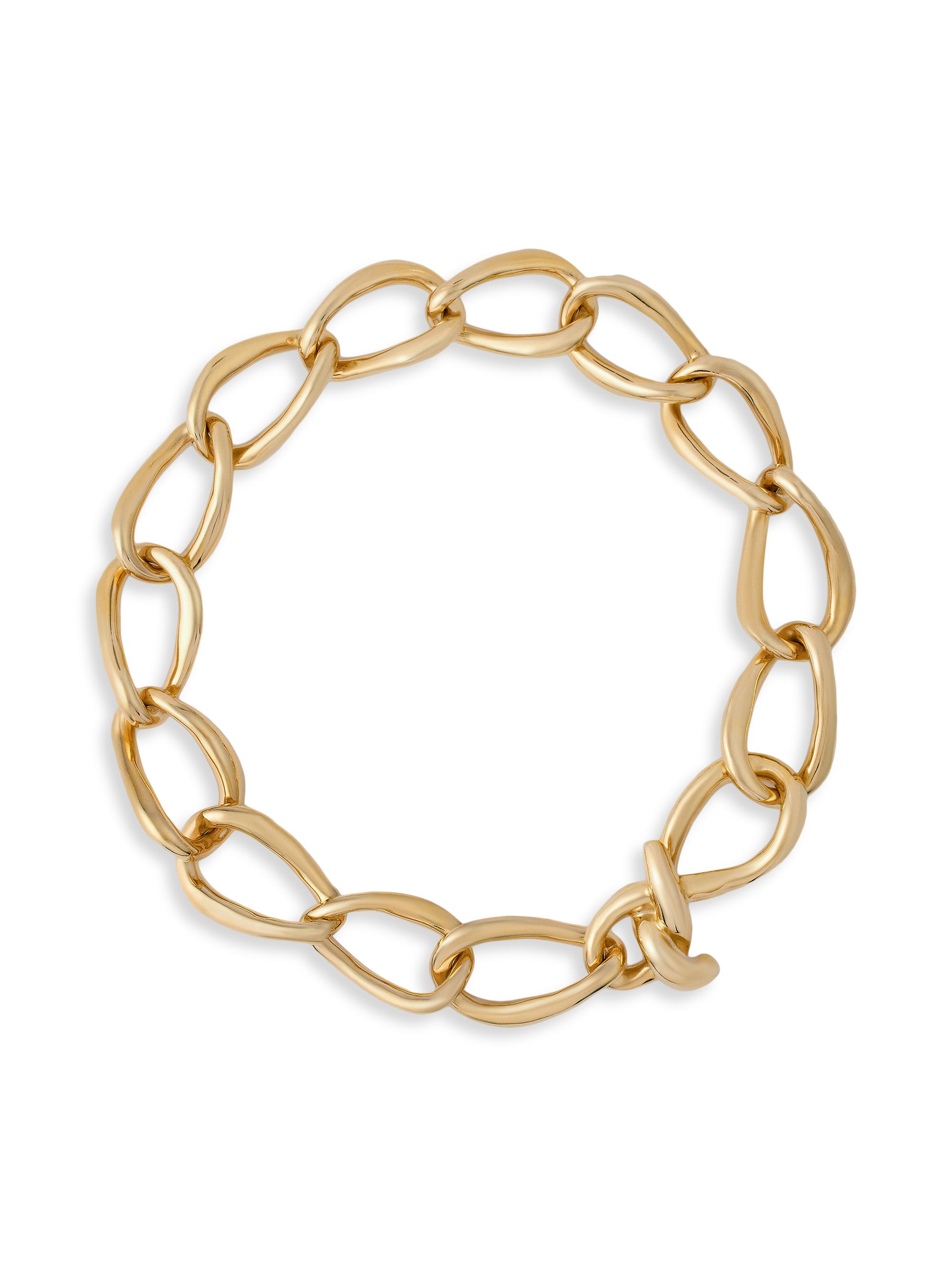 Givenchy Women's Chain Link Necklace in Metal - Golden Yellow