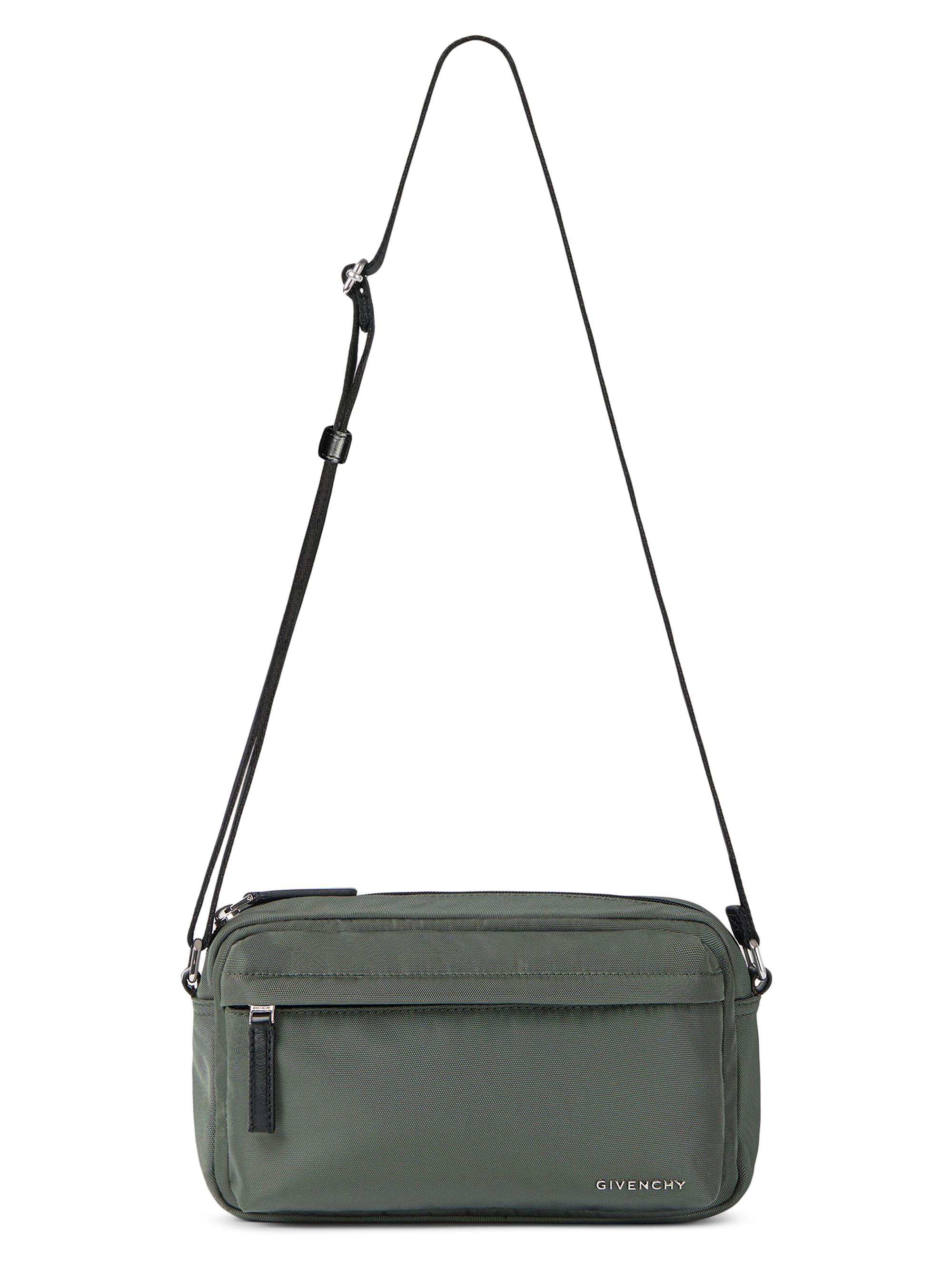 Givenchy Men's Essential U Crossbody Bag in Nylon - Salvia