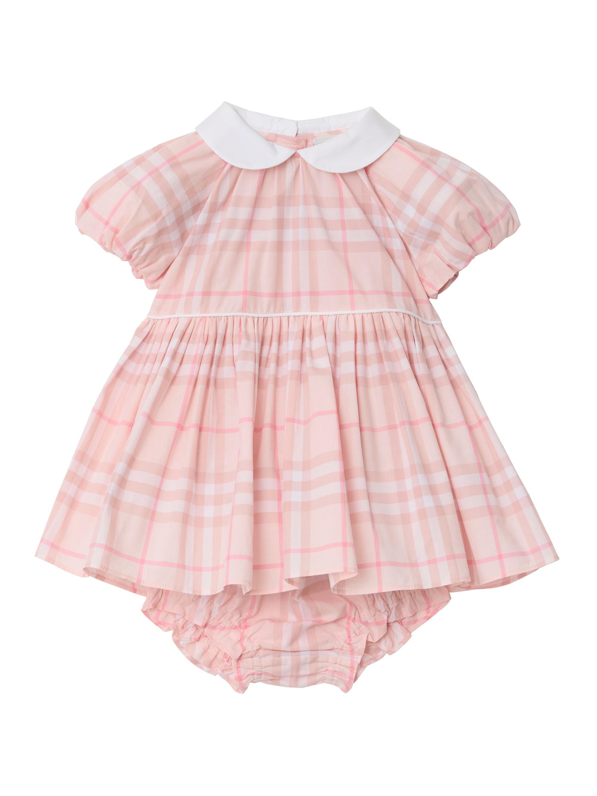 Burberry Baby Girl's Aria Check Dress & Bloomers Set - Ice Pink 6 Months