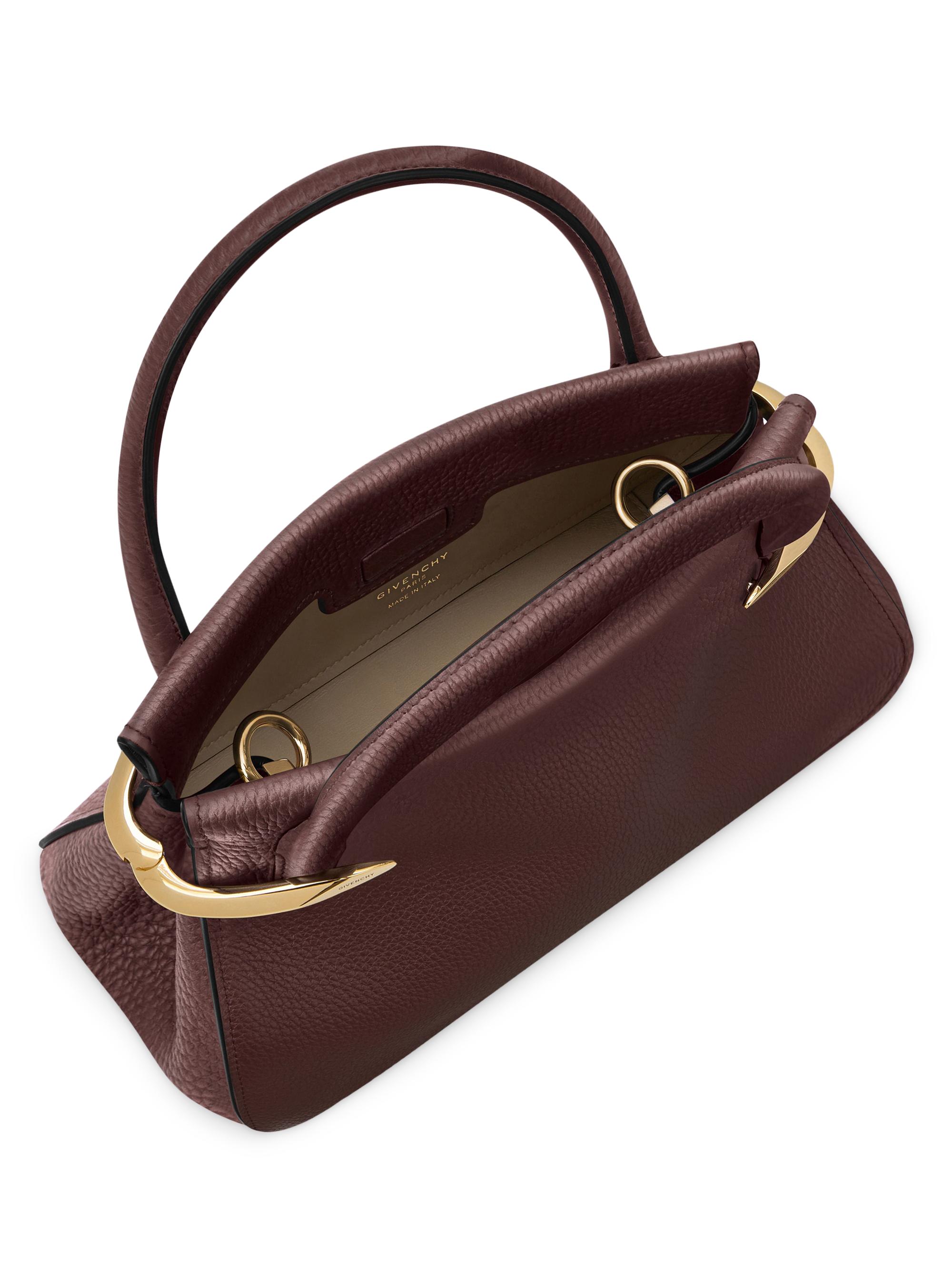 Givenchy Mini Pinch Top Handle Bag in Grained Leather | Saks Fifth