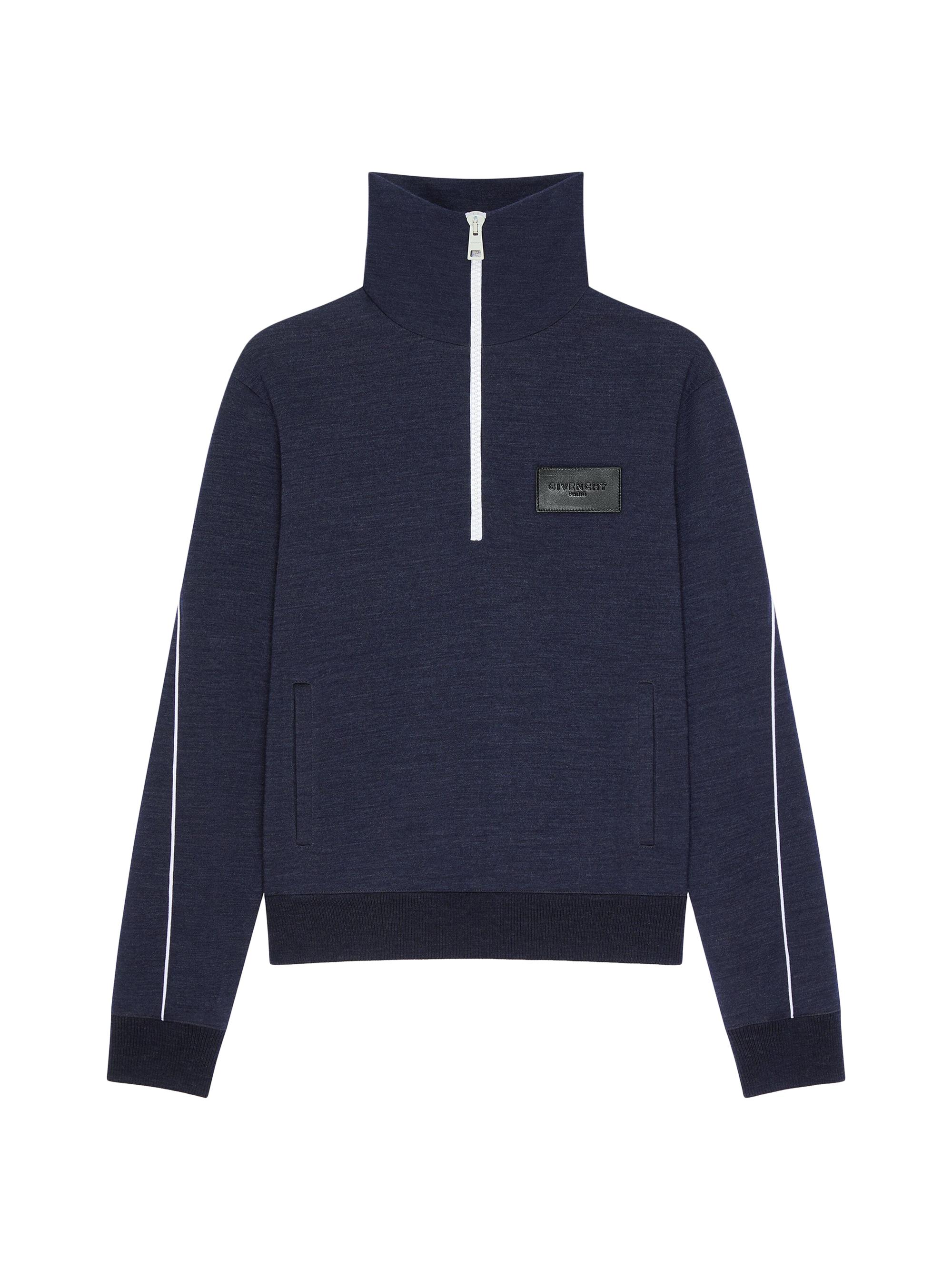 Givenchy zip sweatshirtハーフジップスウェットシャツ Givenchy Zipped Hoodie in Scuba | Saks Fifth Avenue