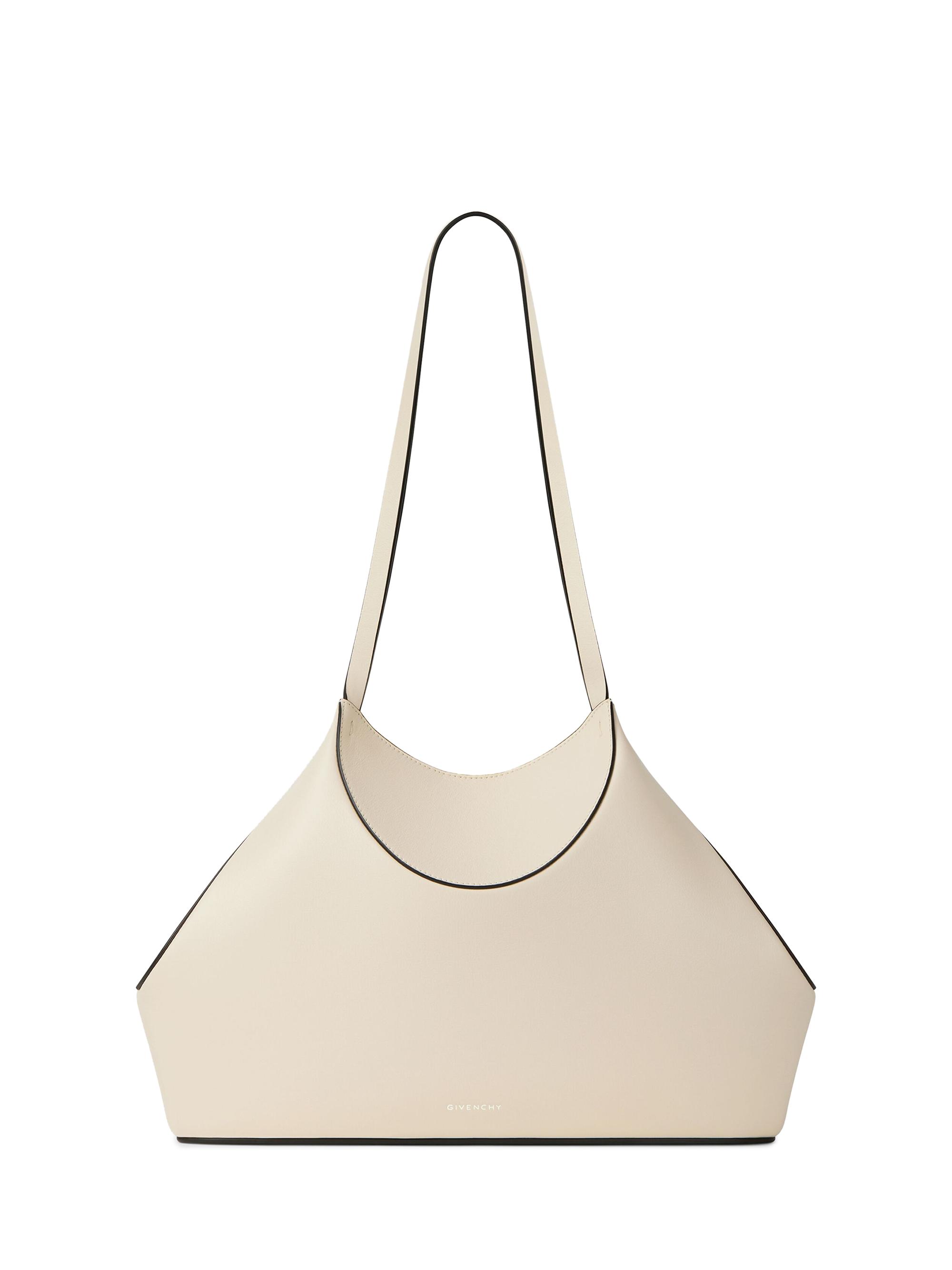 Givenchy Women's  Facet Tote Bag in Grained Leather - Cream
