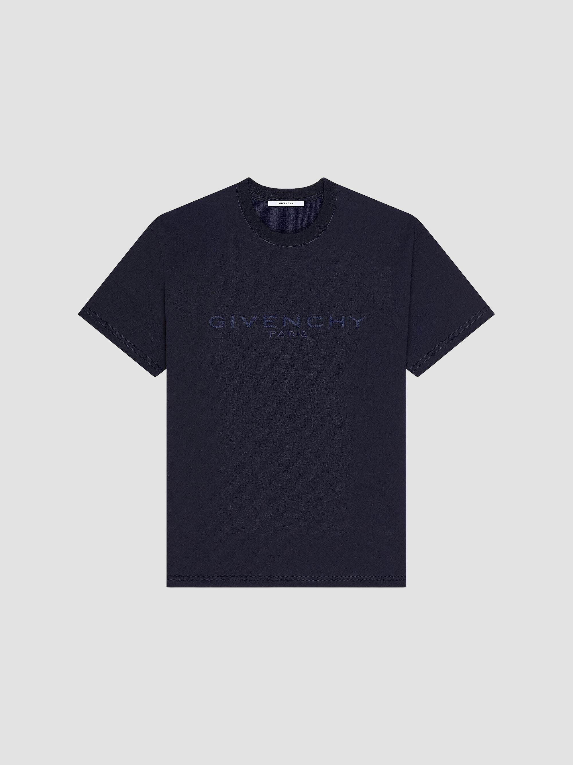 Givenchy T-Shirt in Cotton and Silk with Paris Jacquard | Saks