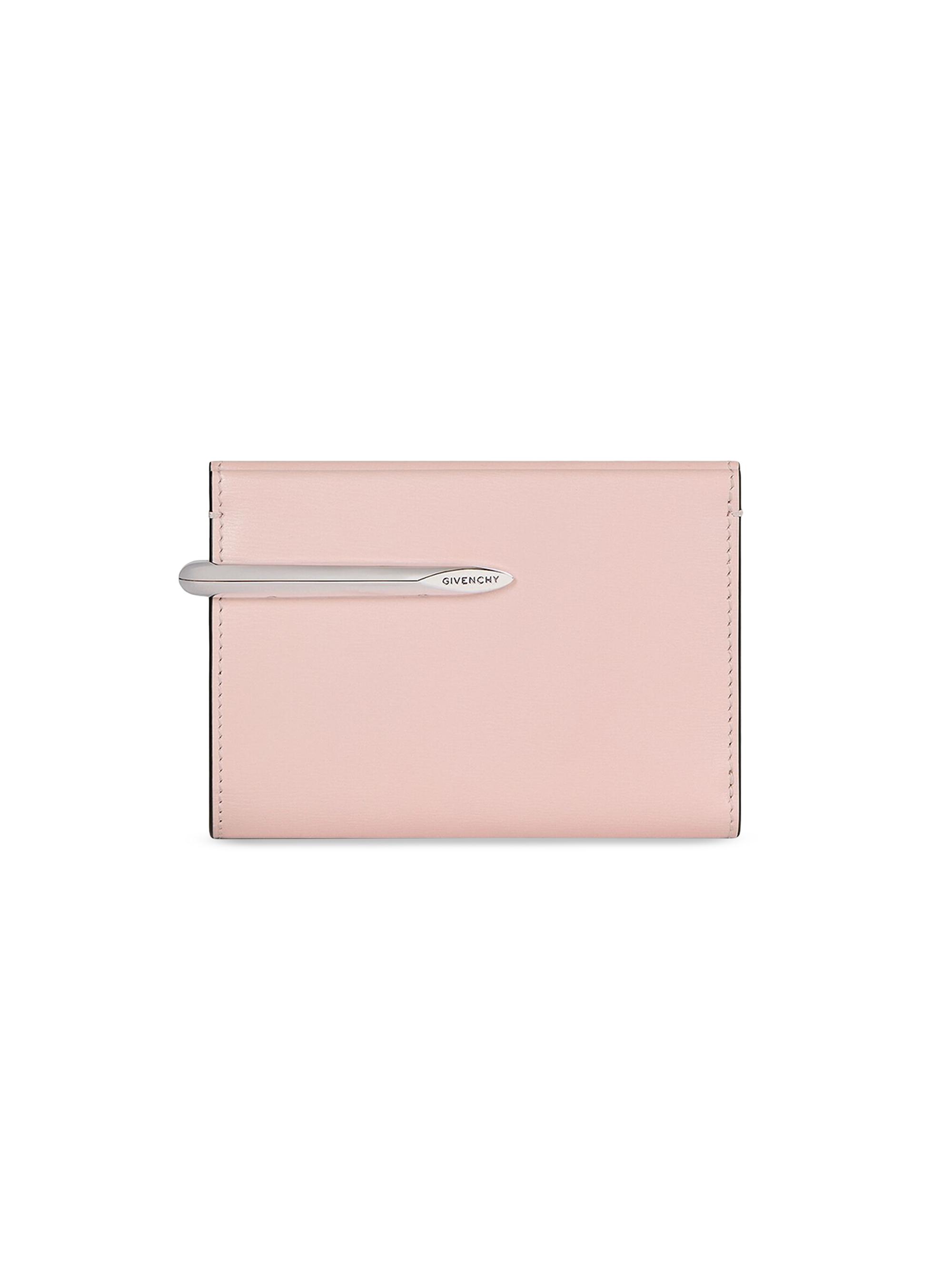 Givenchy Women's Pinch Wallet in Leather - Baby Pink