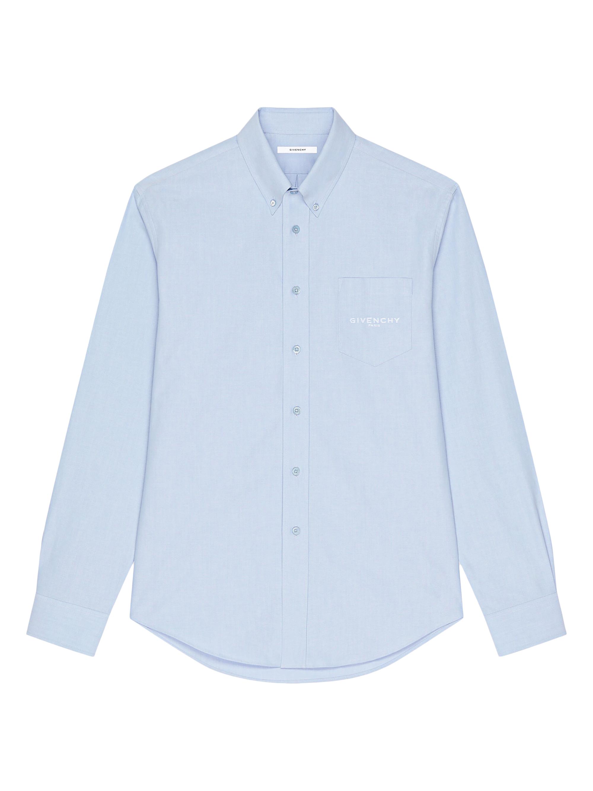 Givenchy Shirt in Cotton Oxford with Paris Jacquard | Saks Fifth
