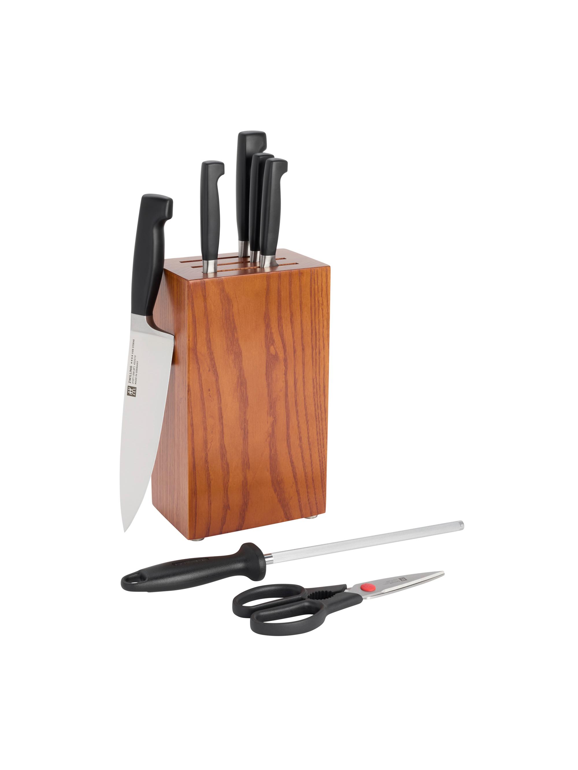 ZWILLING J.A. Henckels Four Star 8 Piece Knife Block Set - Ash 8