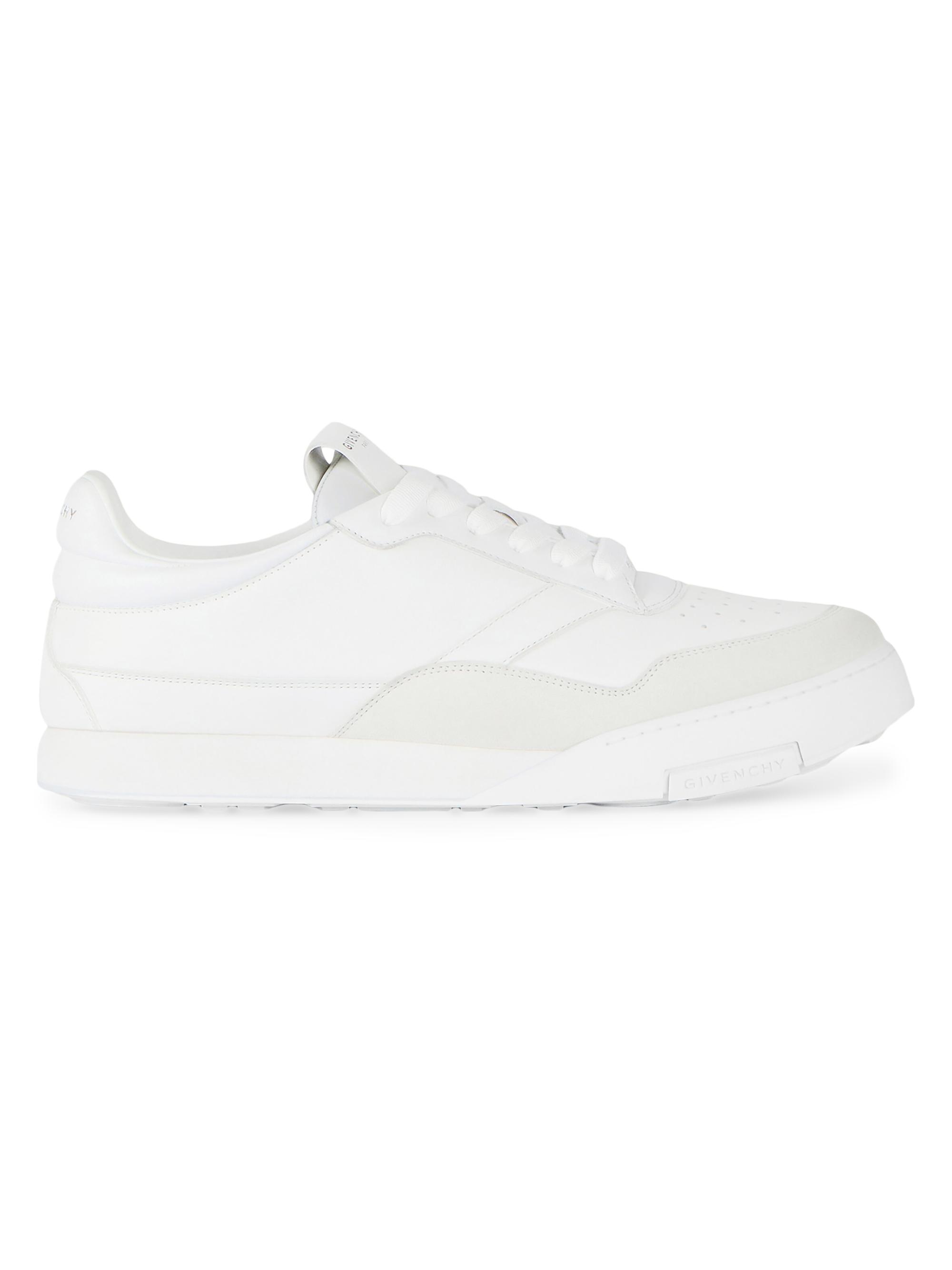 Givenchy Men's Yard Sneakers in Leather and Suede - White