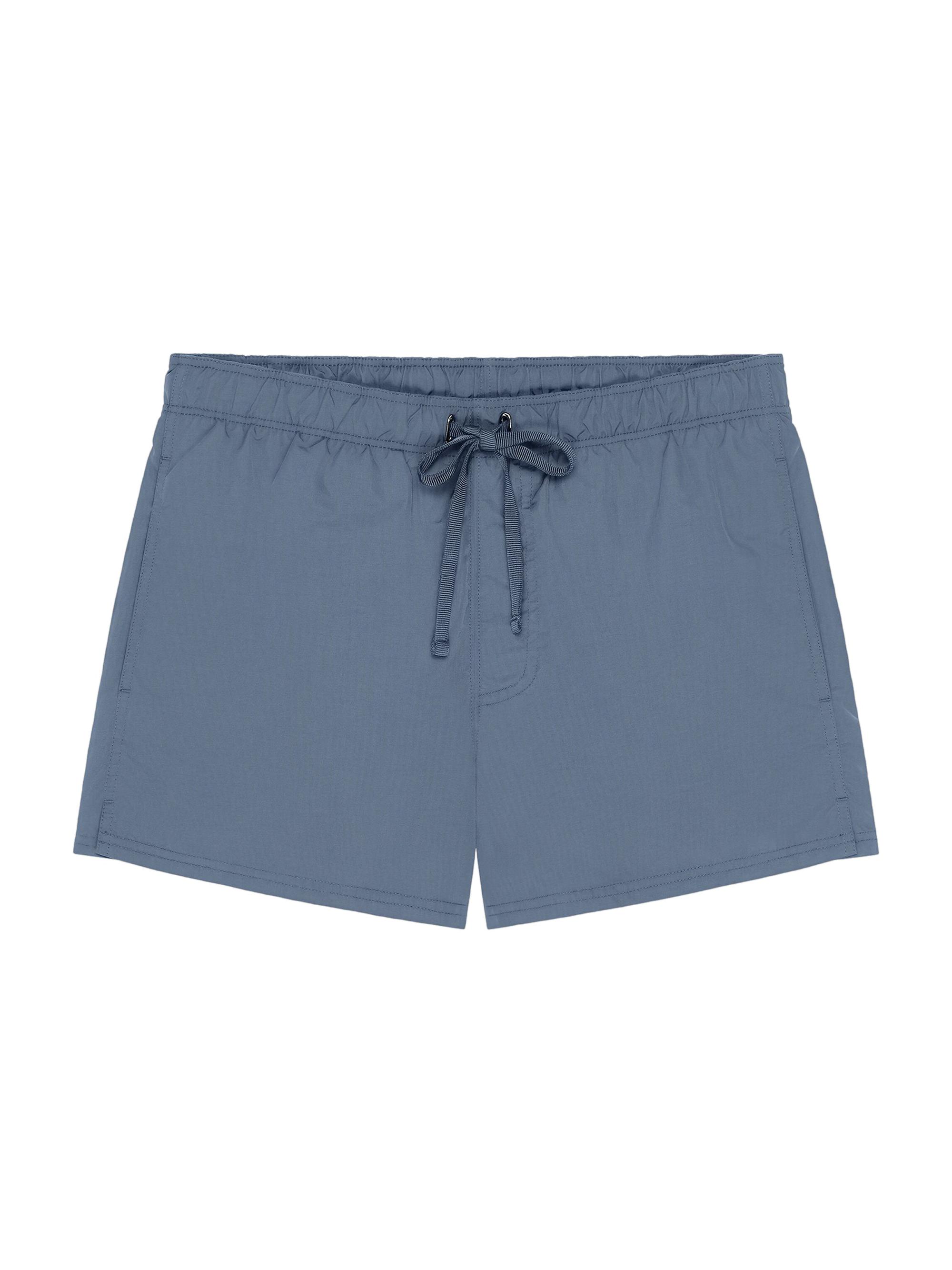 Givenchy Men's Swim Shorts with Paris Embroidery - Military Blue