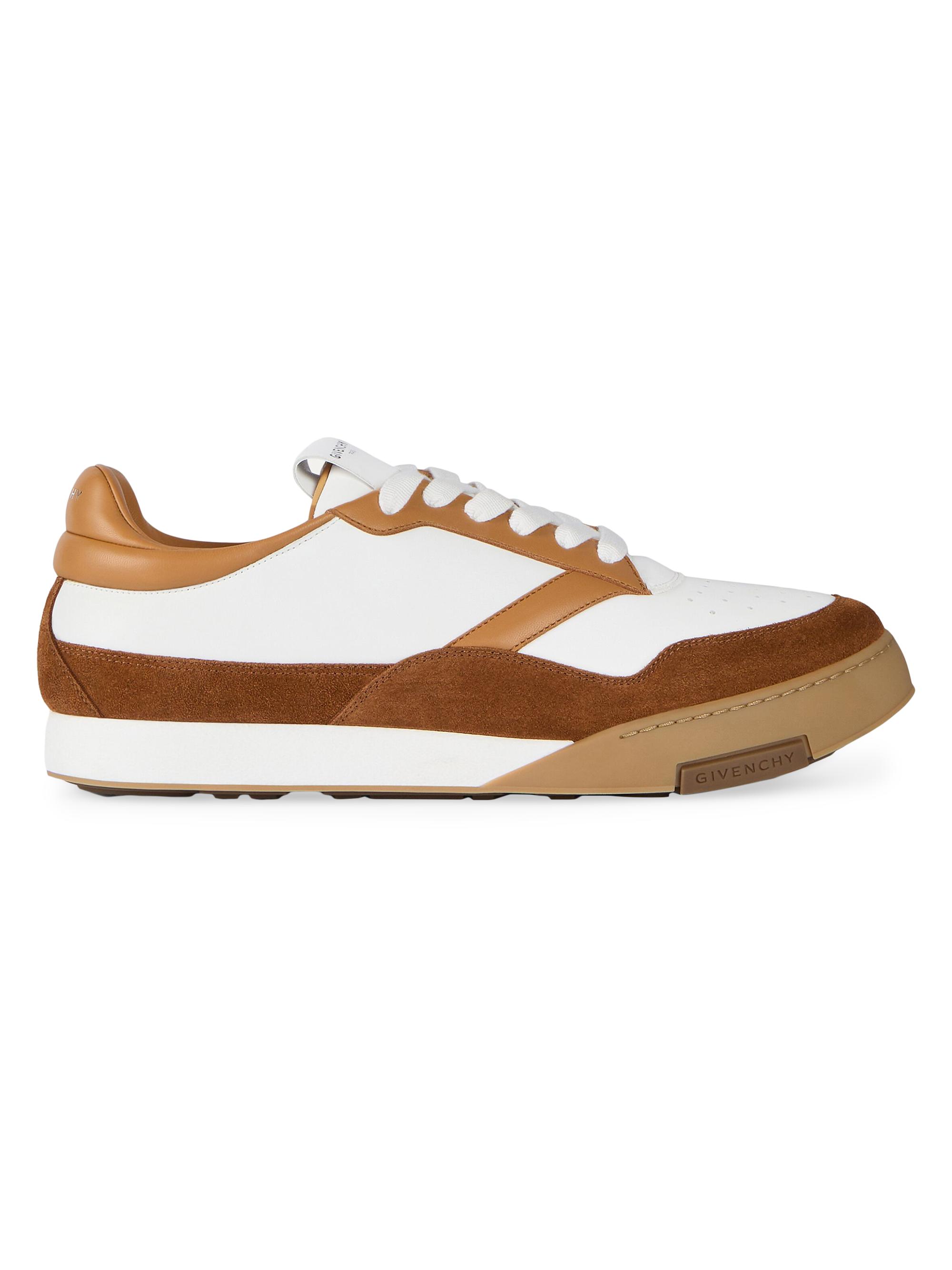 Givenchy Men's Yard Sneakers in Leather and Suede - White Beige
