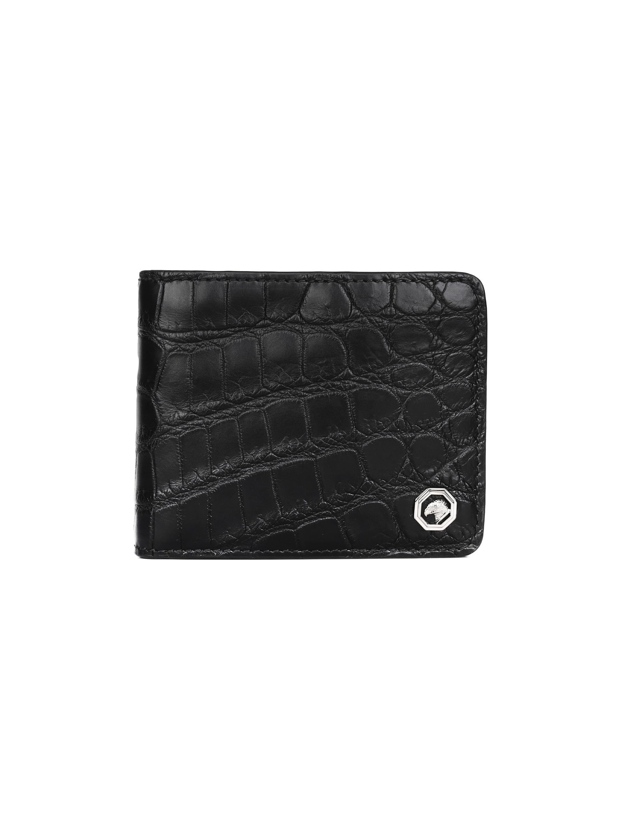 Stefano Ricci Men's Exquisite Bifold Wallet - Black