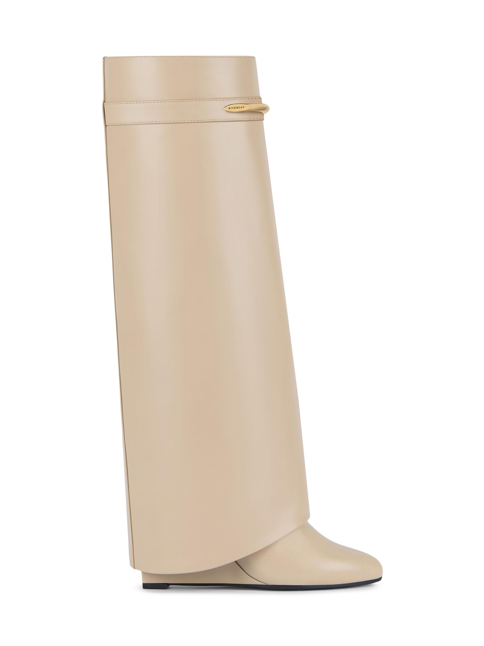 Givenchy Women's Shark Boots in Leather - Beige