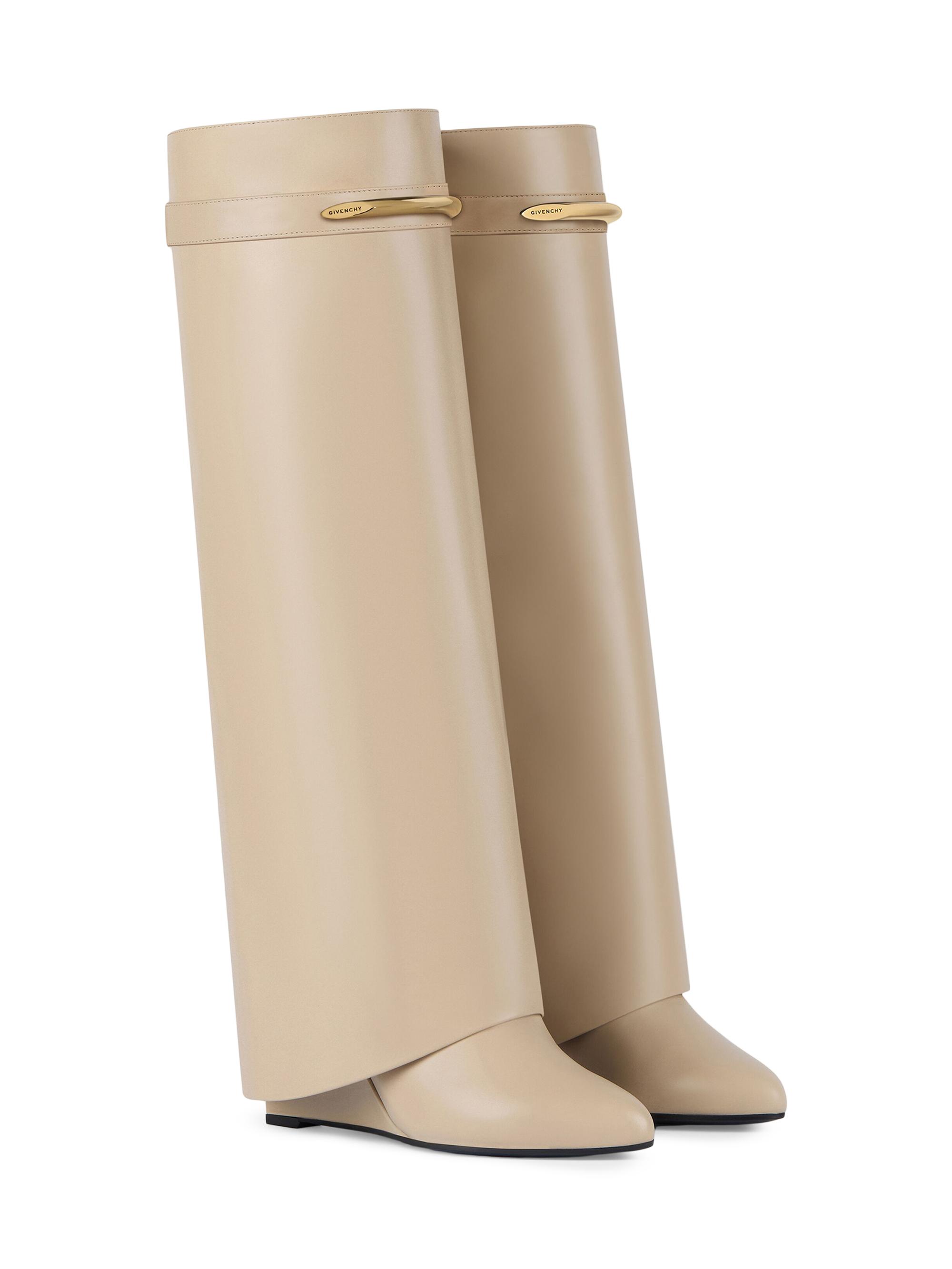 Givenchy Shark boots in leather | Saks Fifth Avenue