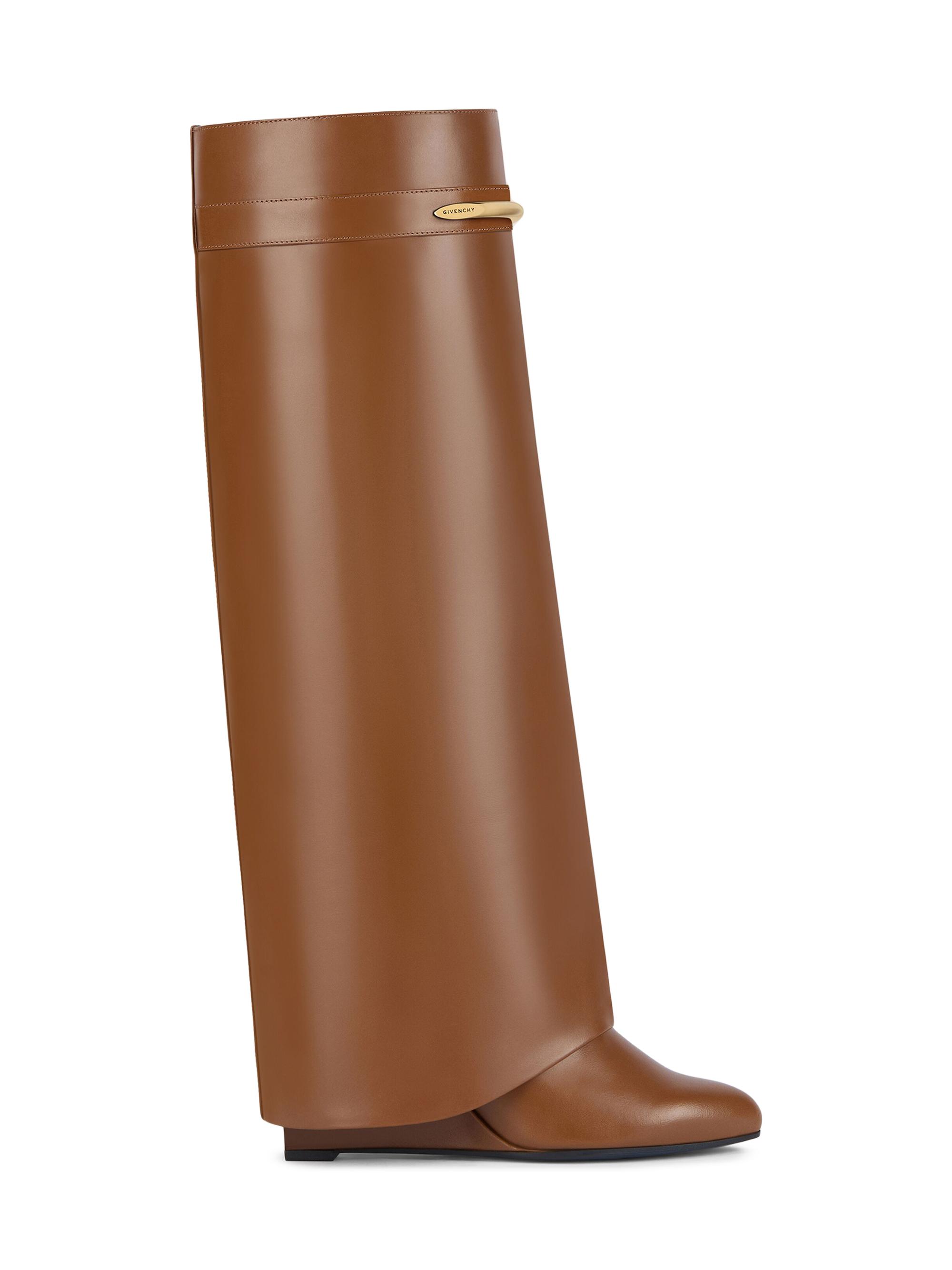 Givenchy Women's Shark Boots in Leather - Tan